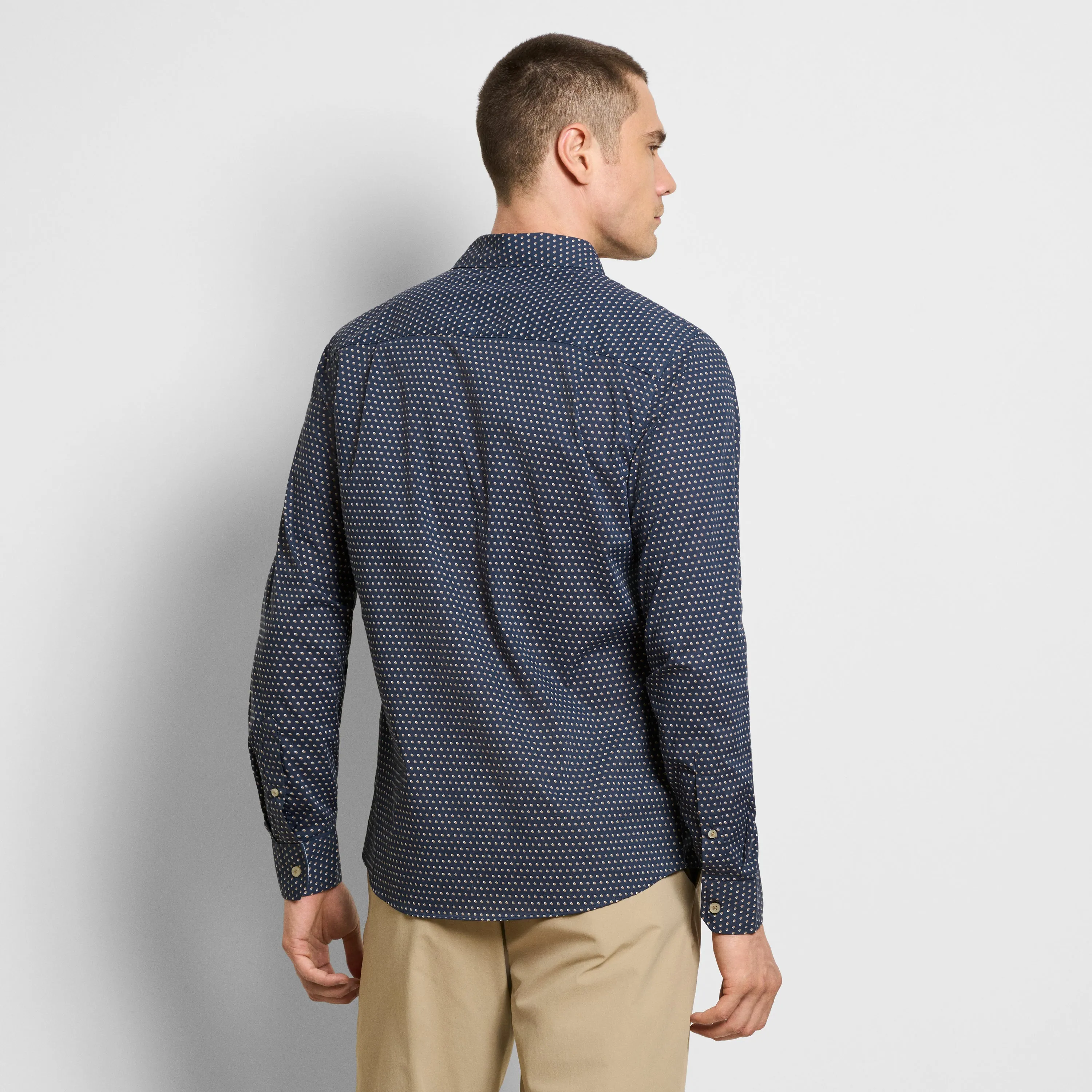 Originals Dot Print Long Sleeve Shirt - Slim Fit sold by Van Heusen product image thumbnail 5