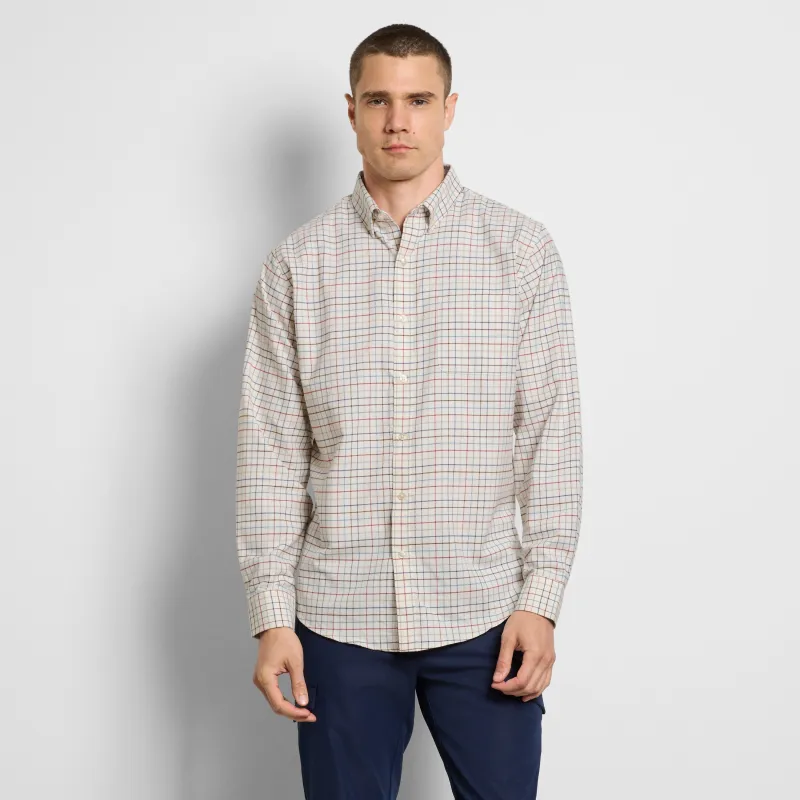 Regular Fit Weekend Tattersall Long Sleeve Shirt sold by Van Heusen