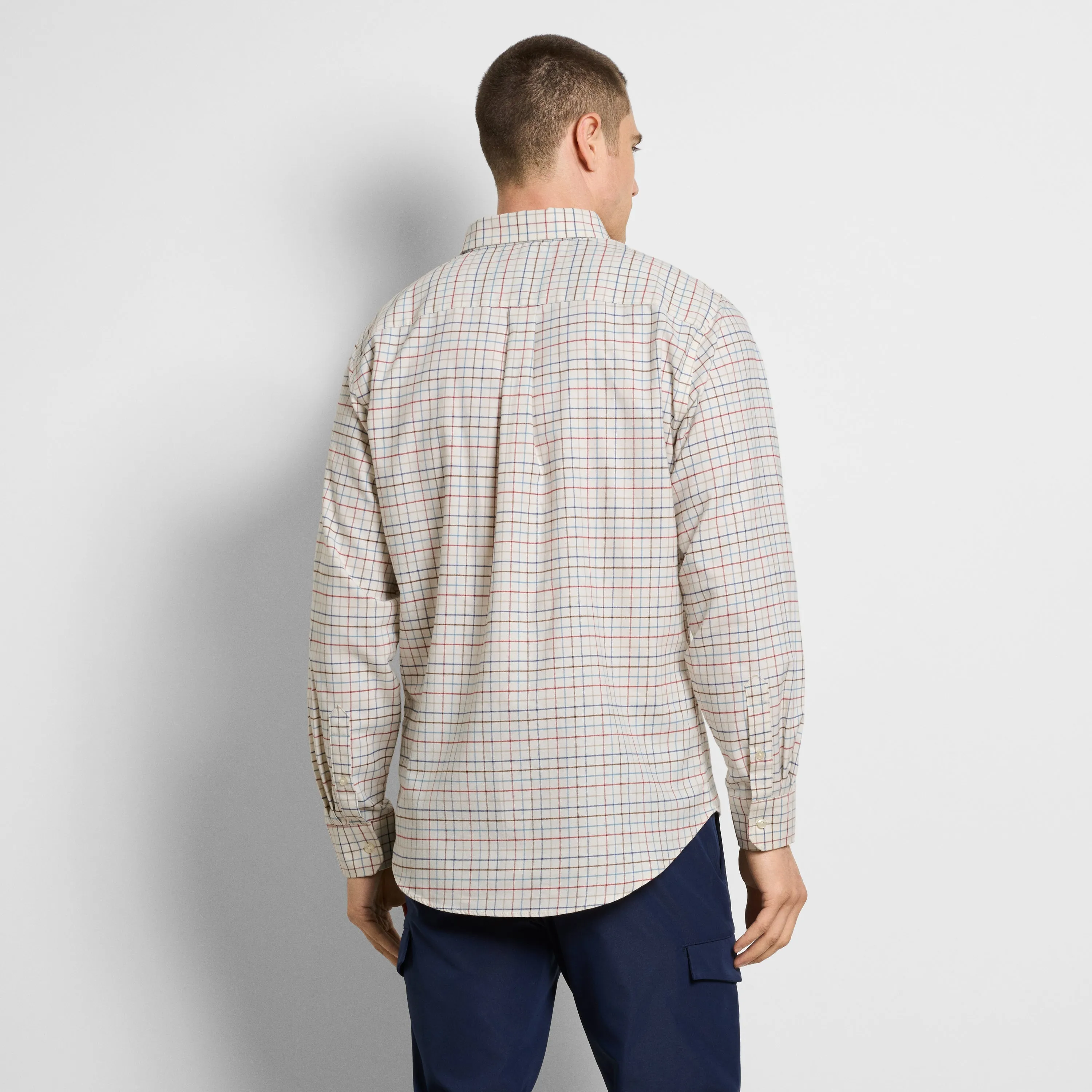 Regular Fit Weekend Tattersall Long Sleeve Shirt sold by Van Heusen product image thumbnail 4