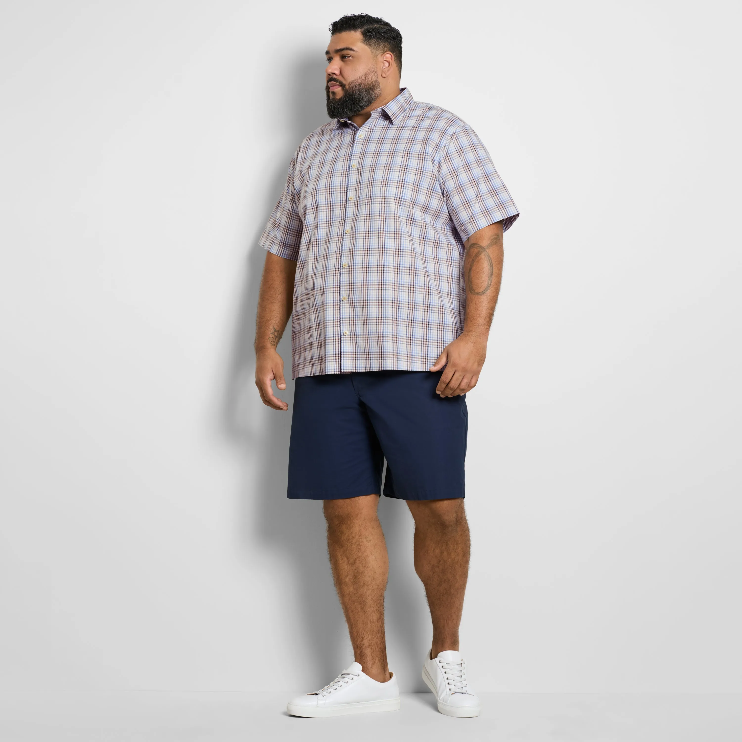Big & Tall Originals Pattern Short Sleeve Shirt sold by Van Heusen product image thumbnail 2