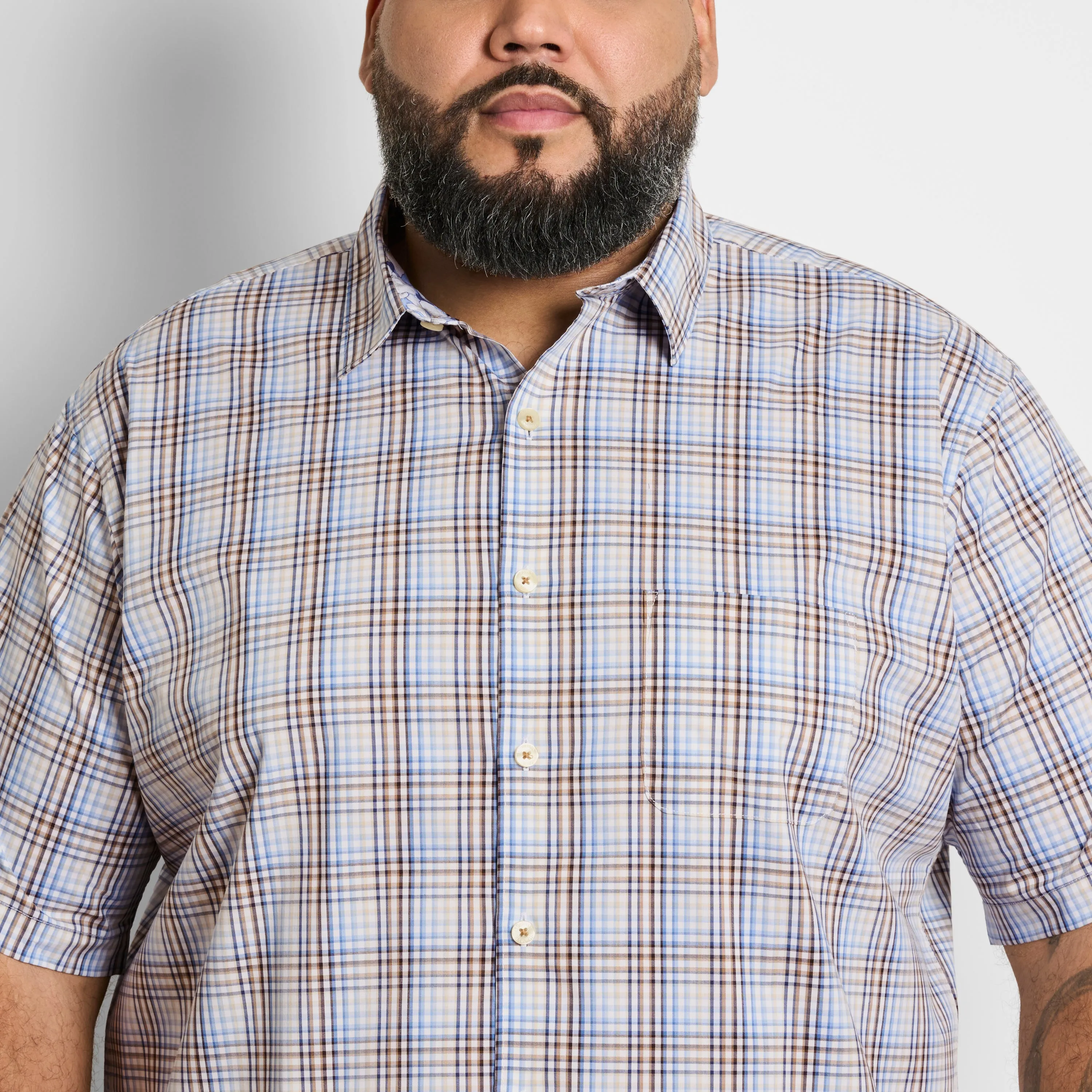 Big & Tall Originals Pattern Short Sleeve Shirt sold by Van Heusen product image thumbnail 3