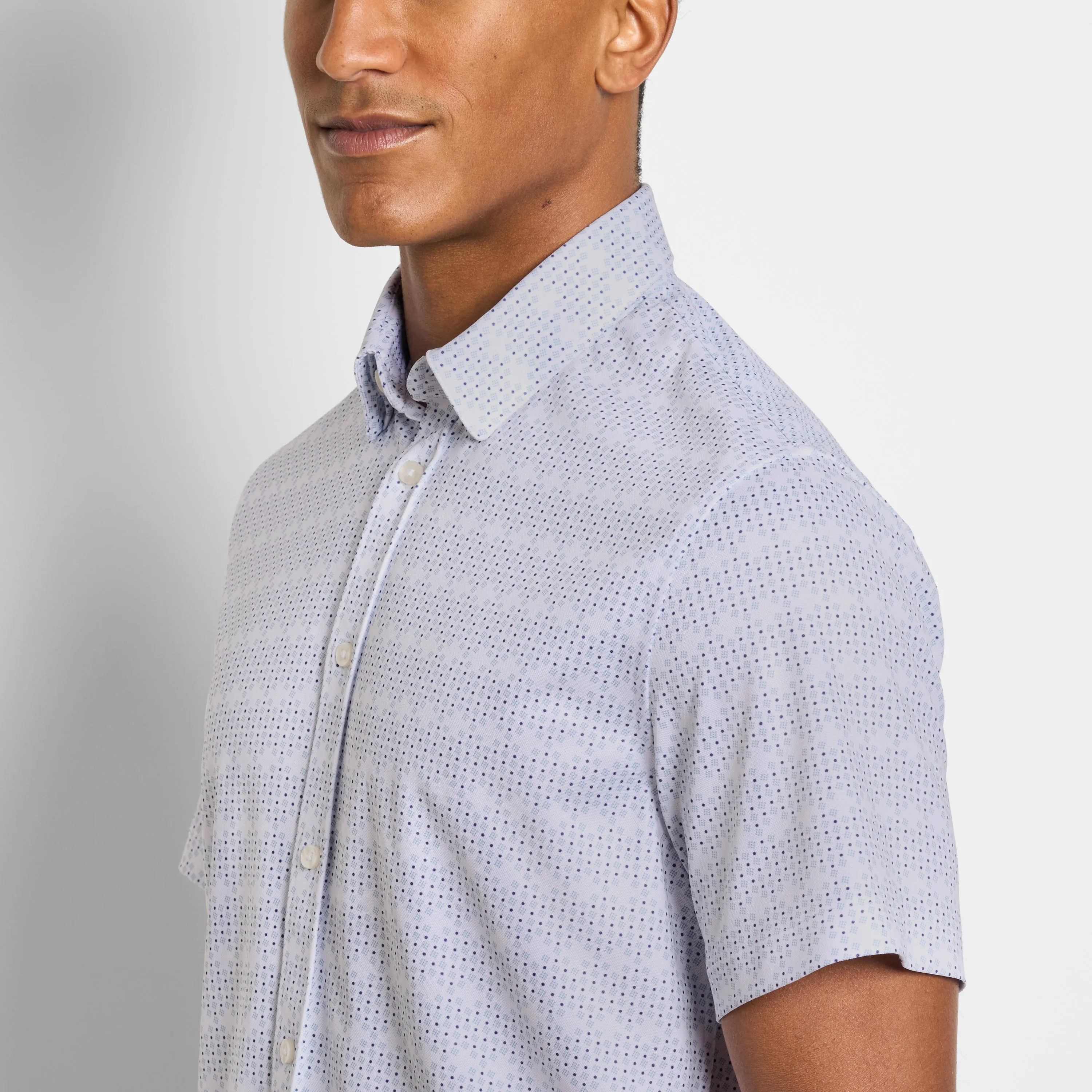 Performance Printed Short Sleeve Shirt sold by Van Heusen product image thumbnail 3