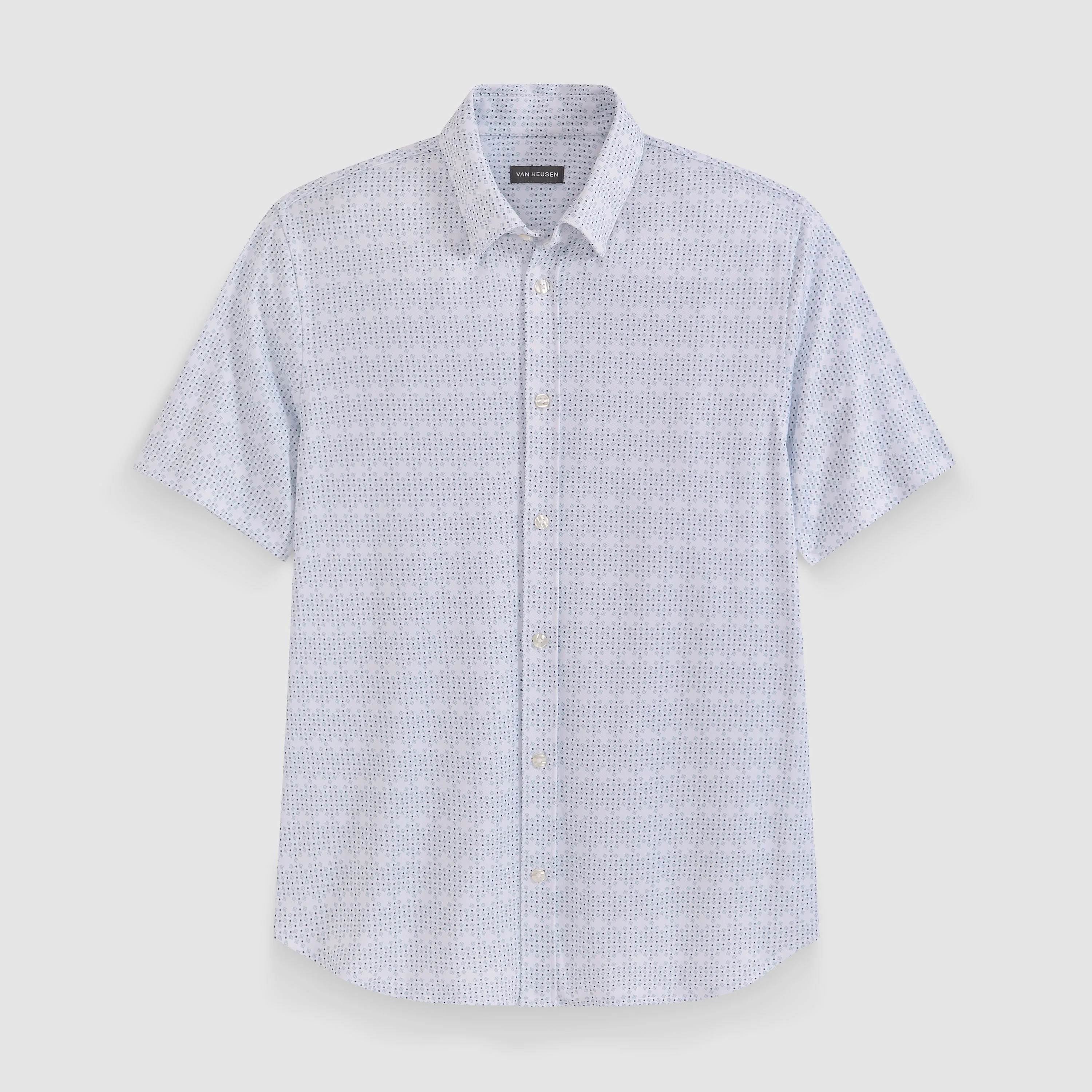 Performance Printed Short Sleeve Shirt sold by Van Heusen product image thumbnail 5