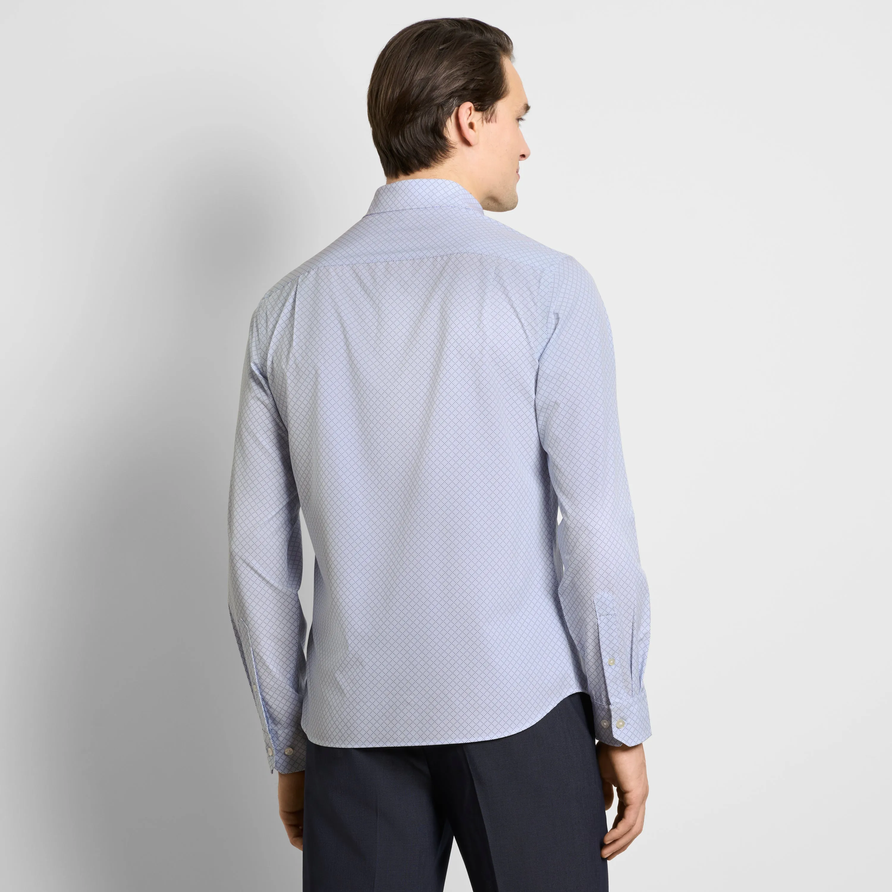 Performance All-Way Stretch Pattern Long Sleeve Shirt sold by Van Heusen product image thumbnail 4