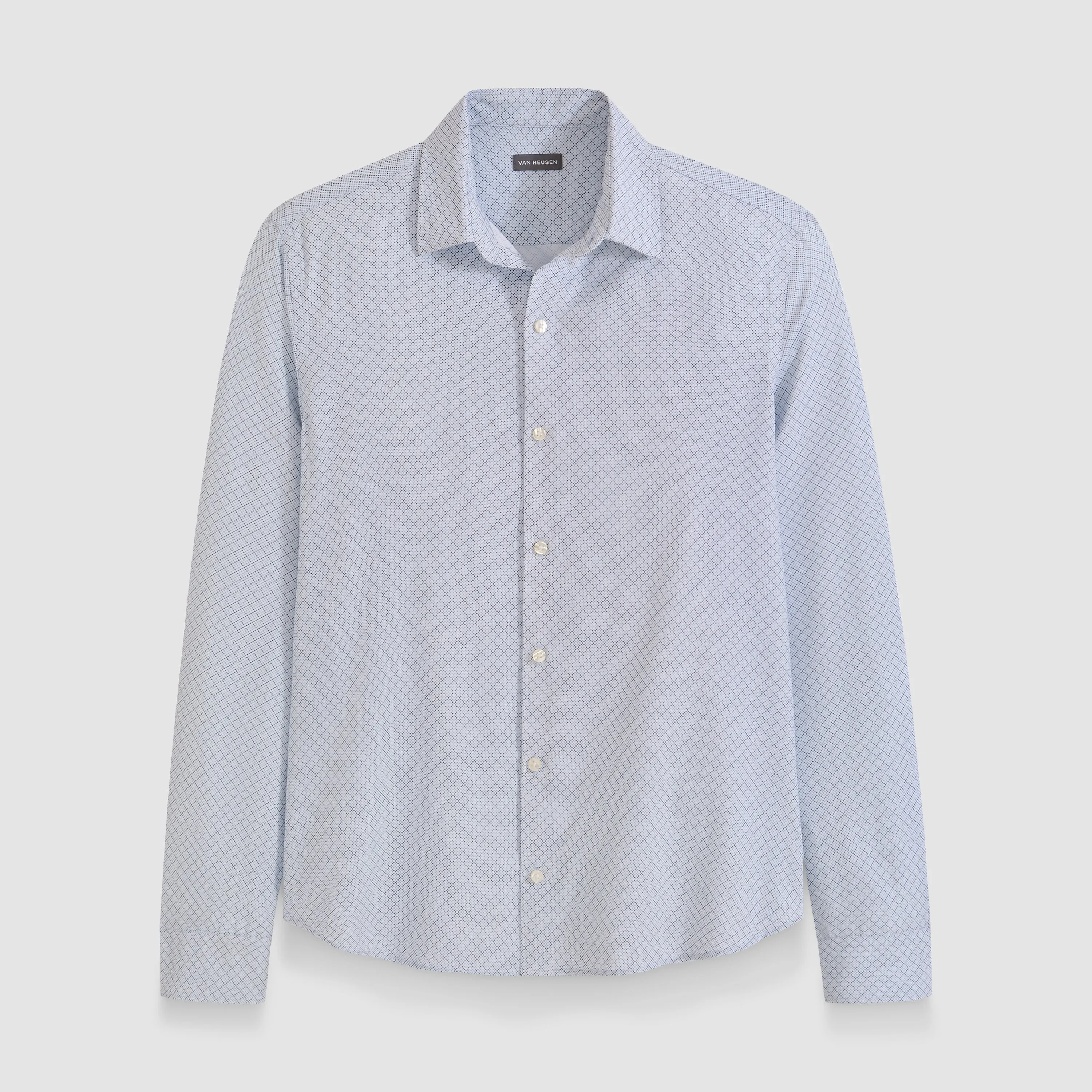 Performance All-Way Stretch Pattern Long Sleeve Shirt sold by Van Heusen product image thumbnail 5