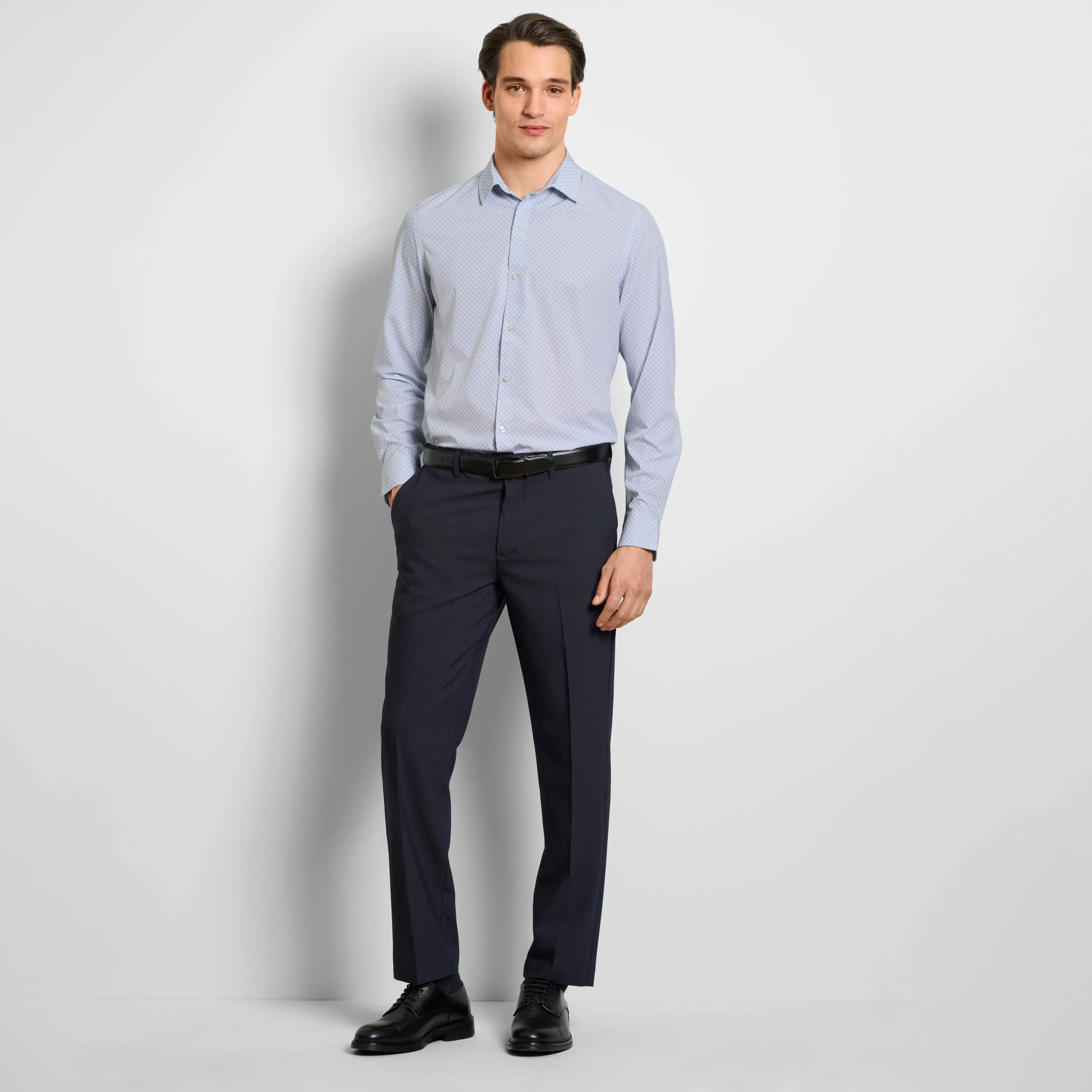 Performance All-Way Stretch Pattern Long Sleeve Shirt sold by Van Heusen product image thumbnail 2