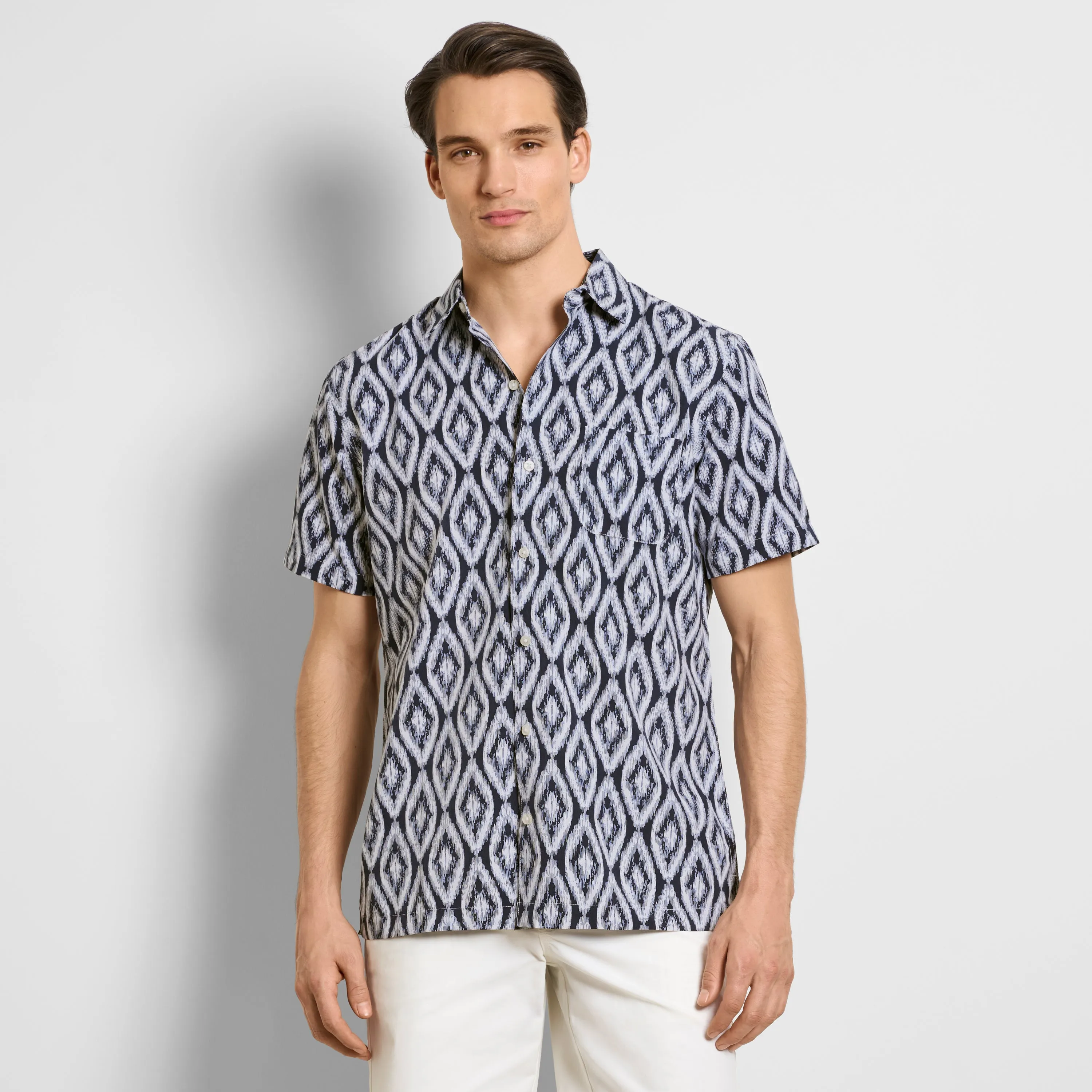 Weekend Printed Short Sleeve Camp Shirt sold by Van Heusen