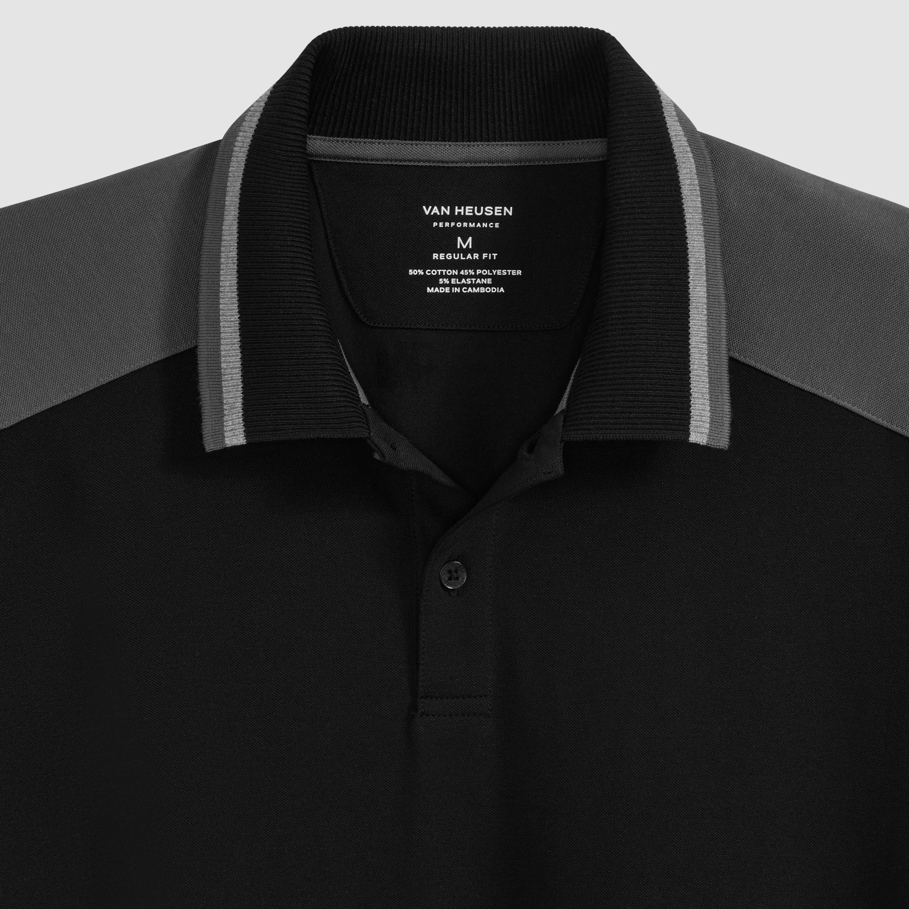 Performance Colorblock Short Sleeve Polo sold by Van Heusen product image thumbnail 4