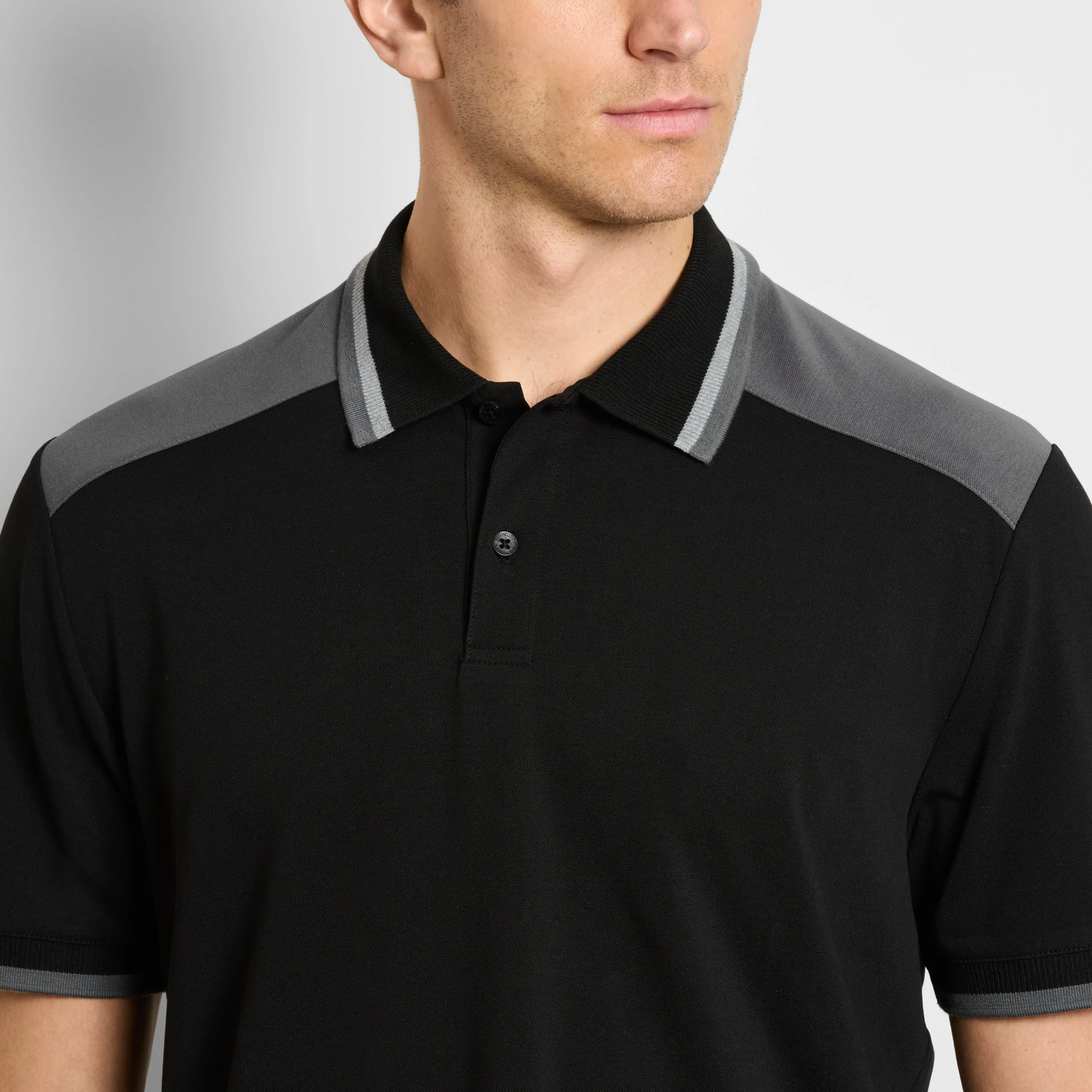 Performance Colorblock Short Sleeve Polo sold by Van Heusen product image thumbnail 3
