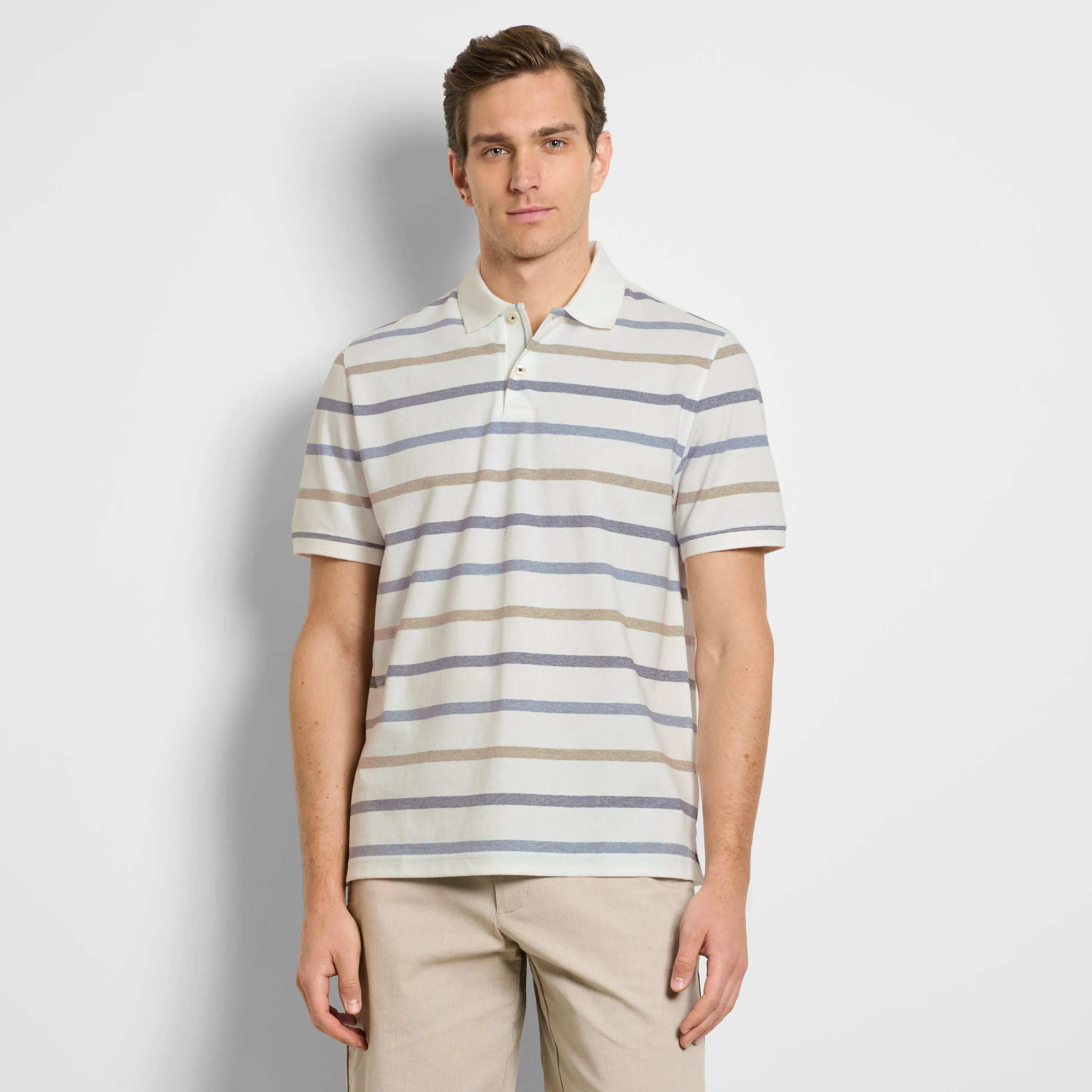Originals Stripe Short Sleeve Polo sold by Van Heusen