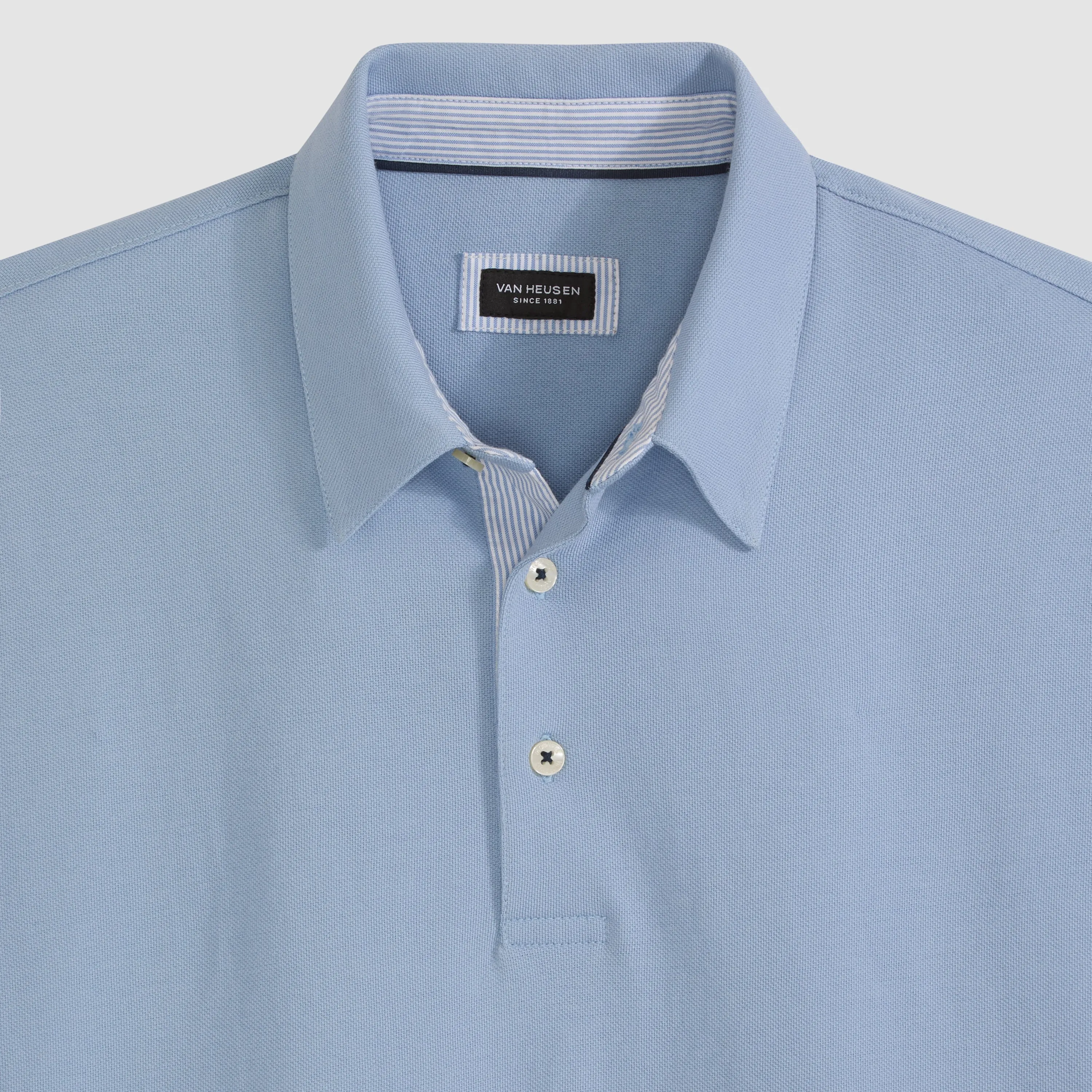 Originals Solid Short Sleeve Polo sold by Van Heusen product image thumbnail 3