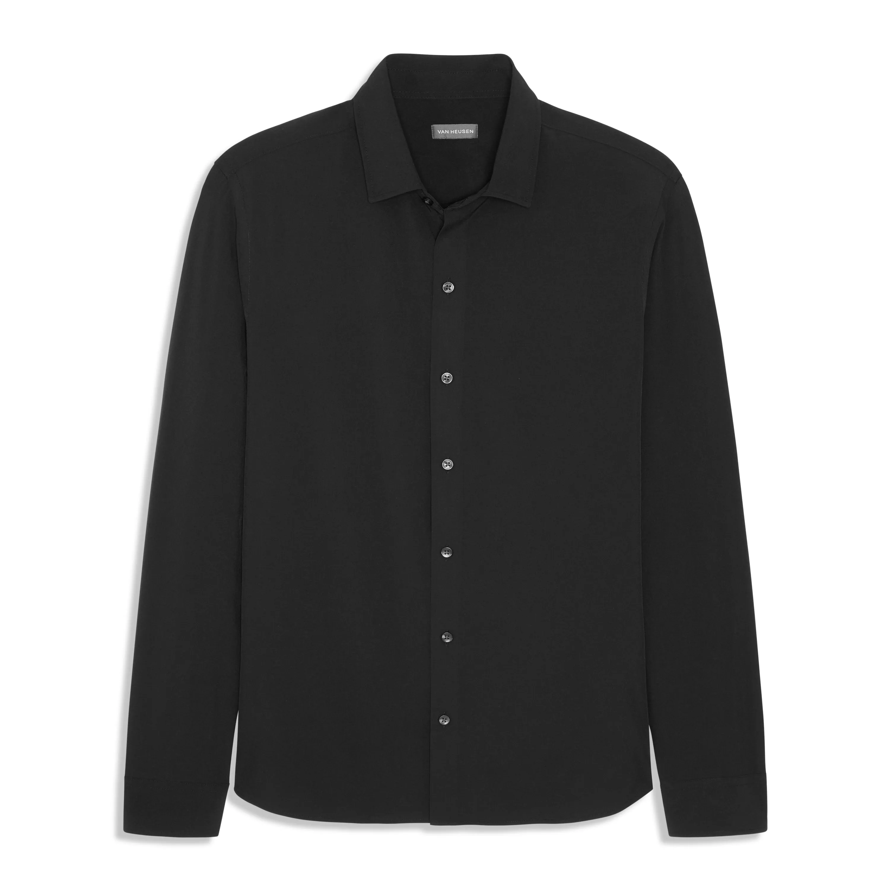 360 Comfort Long Sleeve Button Up Top Solid - Slim Fit sold by Van Heusen product image thumbnail 5