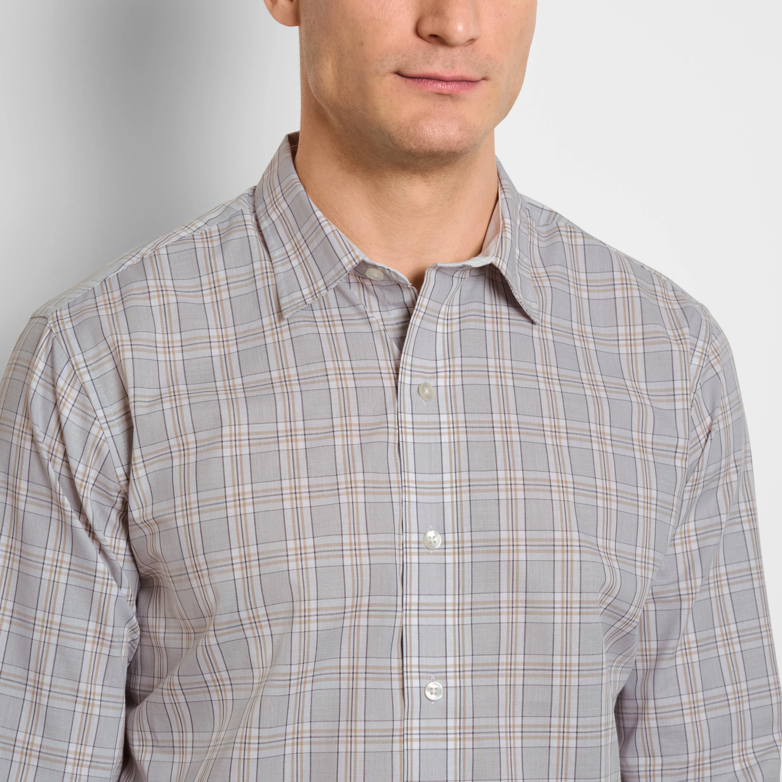 Wrinkle Free Long Sleeve Shirt Classic Plaid sold by Van Heusen product image thumbnail 3