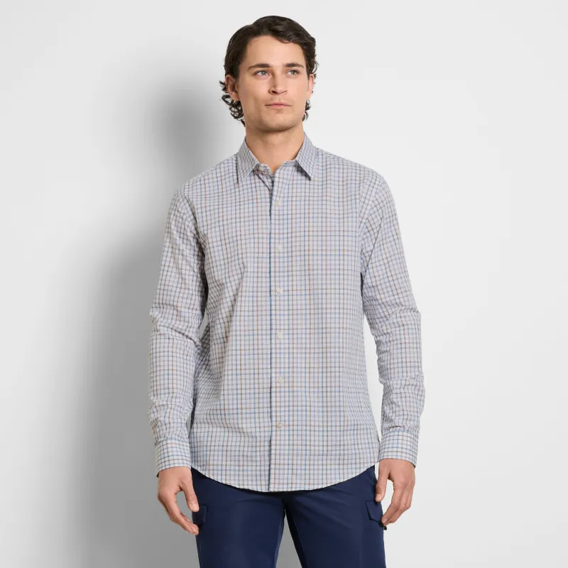 Wrinkle Free Long Sleeve Shirt Tattersall made by Van Heusen