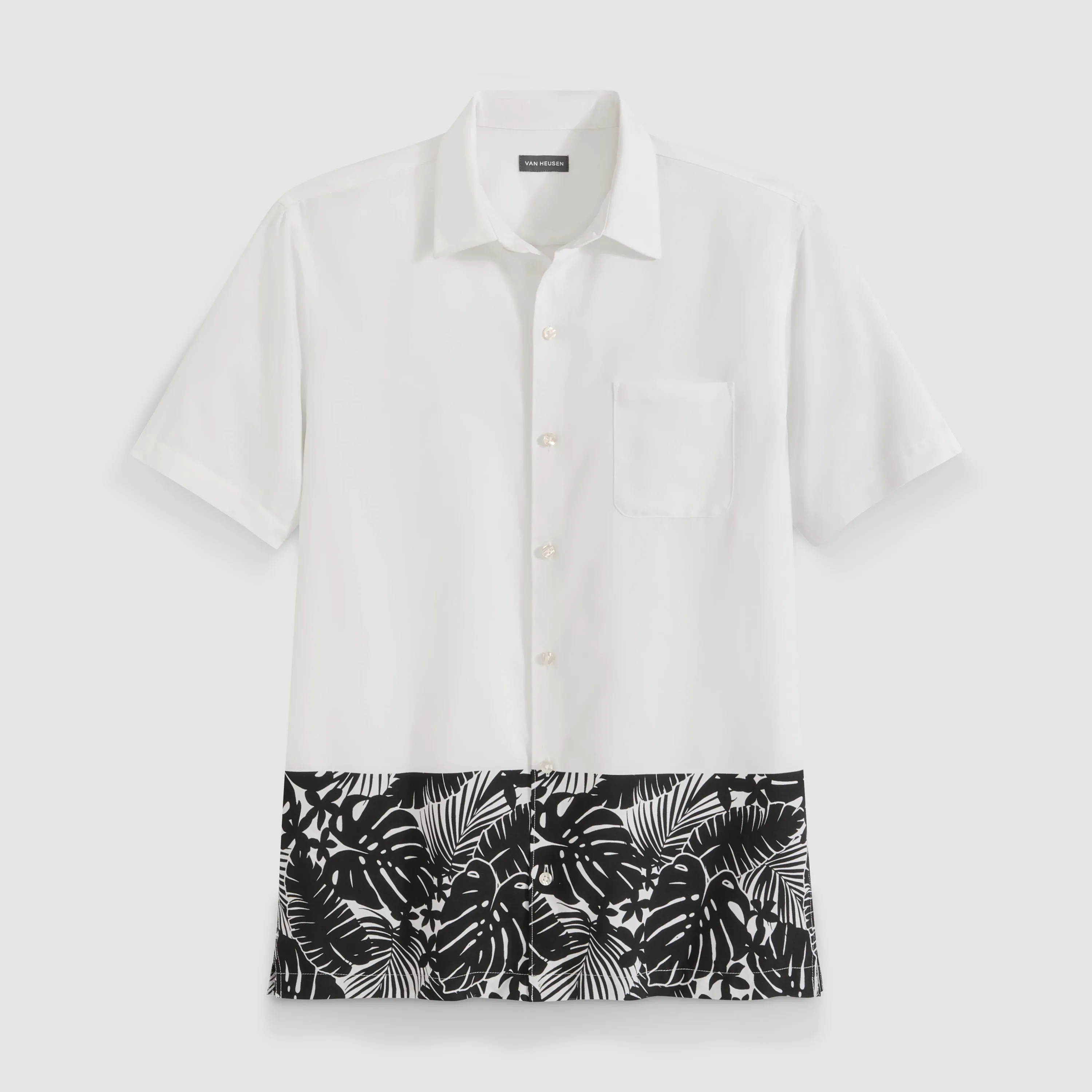 Weekend Short Sleeve Camp Placed Print Shirt sold by Van Heusen product image thumbnail 5