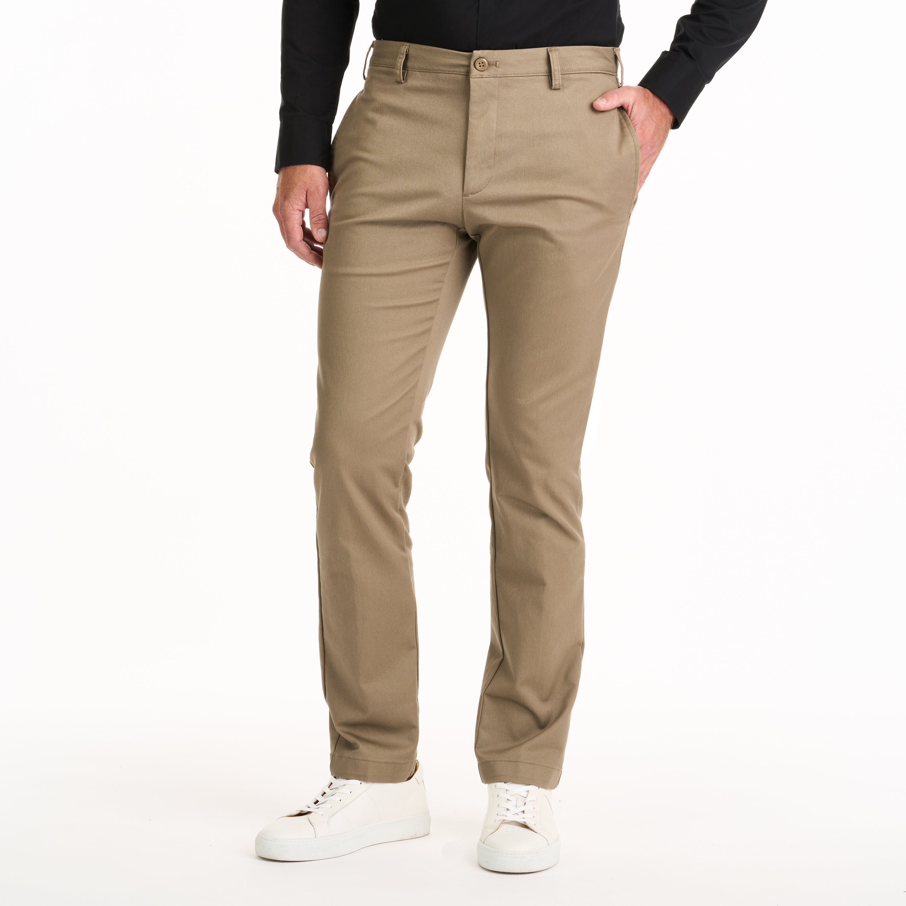 Flex Fit Stretch Straight Leg Pants Slim Fit sold by Van Heusen