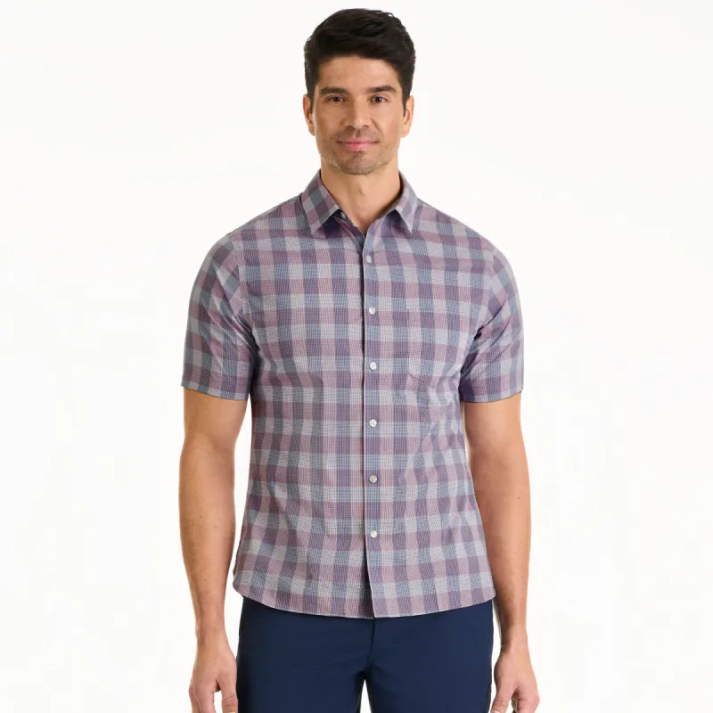 Essential Stain Shield Wovens Gingham Check - Slim Fit sold by Van Heusen