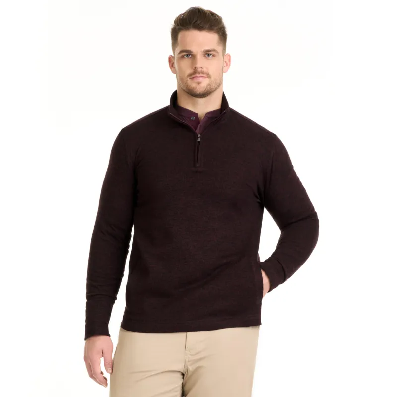 Essential Sweater Fleece Quarter Zip - Big & Tall sold by Van Heusen