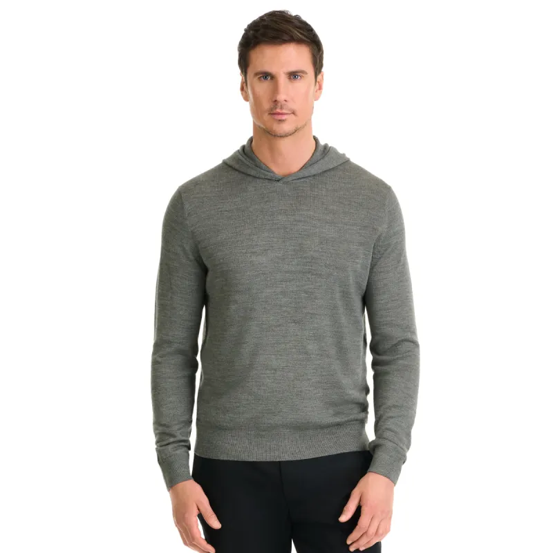 Essential Merino Hoodie Sweater - Regular Fit sold by Van Heusen
