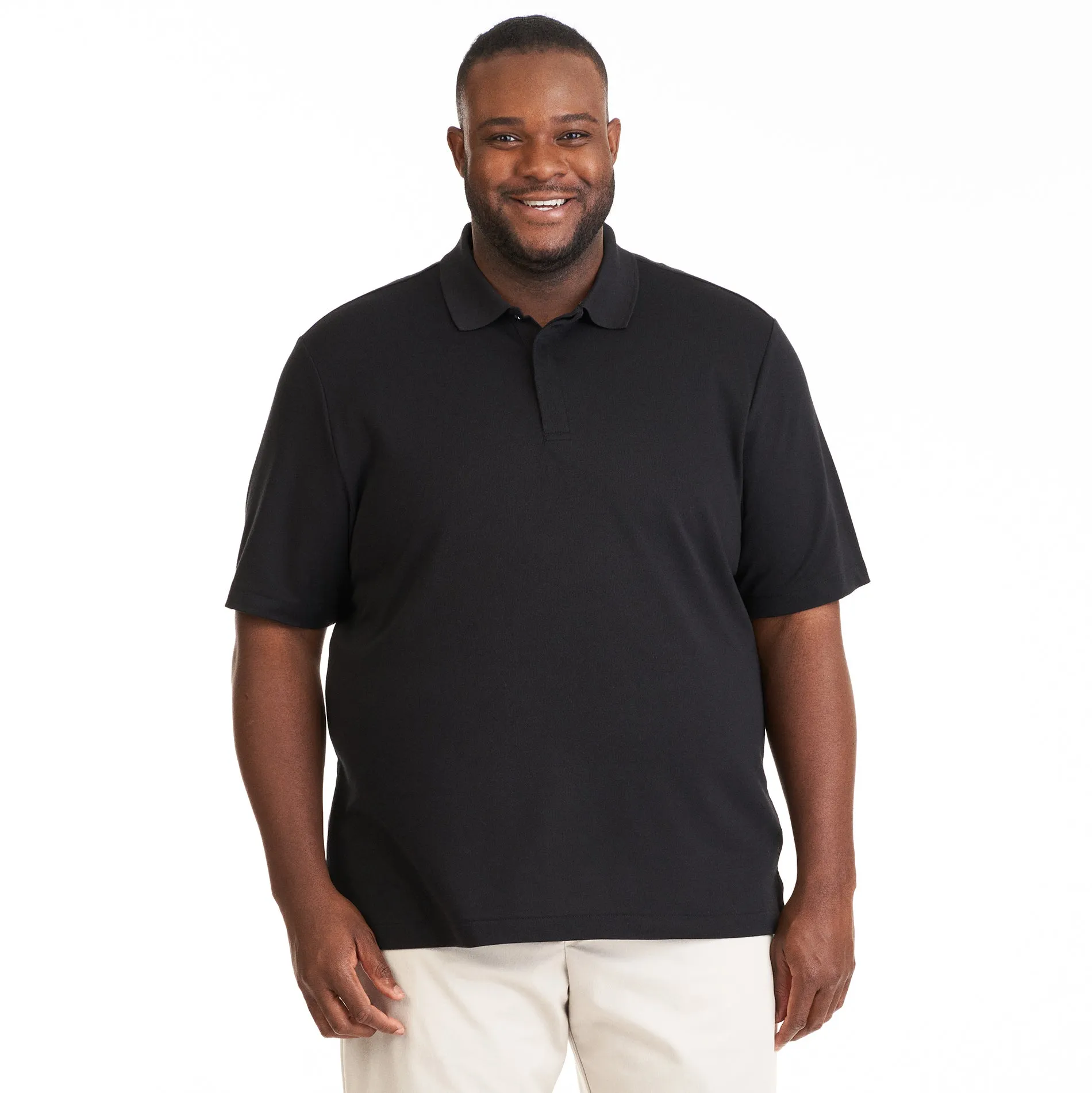 Essential Stain Shield Honeycomb Polo - Big & Tall sold by Van Heusen