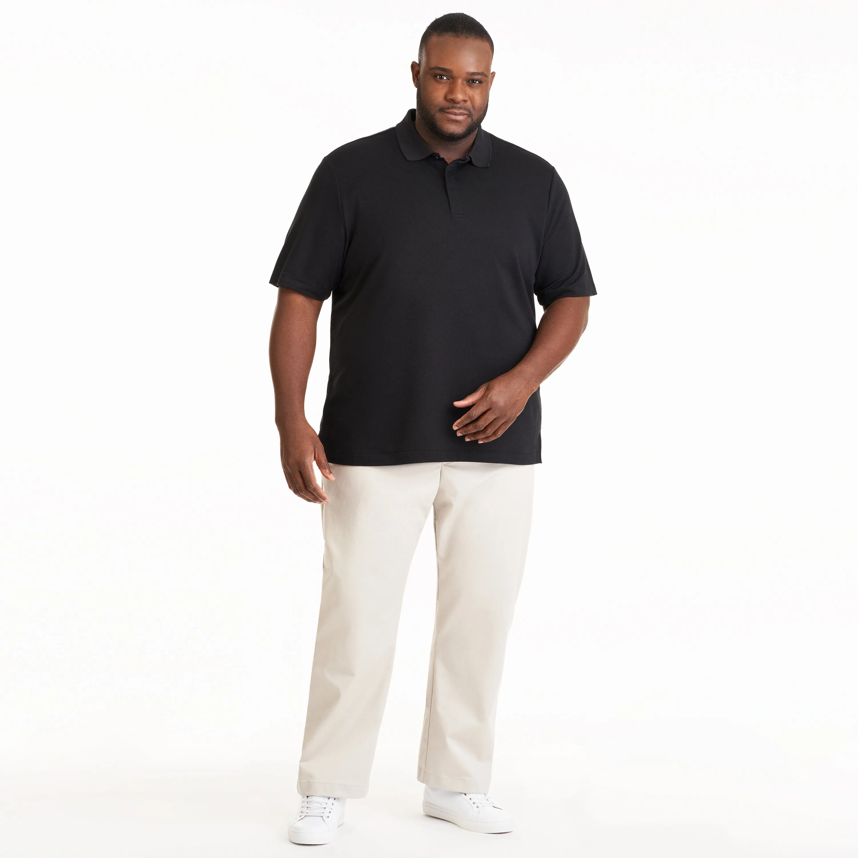 Essential Stain Shield Honeycomb Polo - Big & Tall sold by Van Heusen product image thumbnail 2