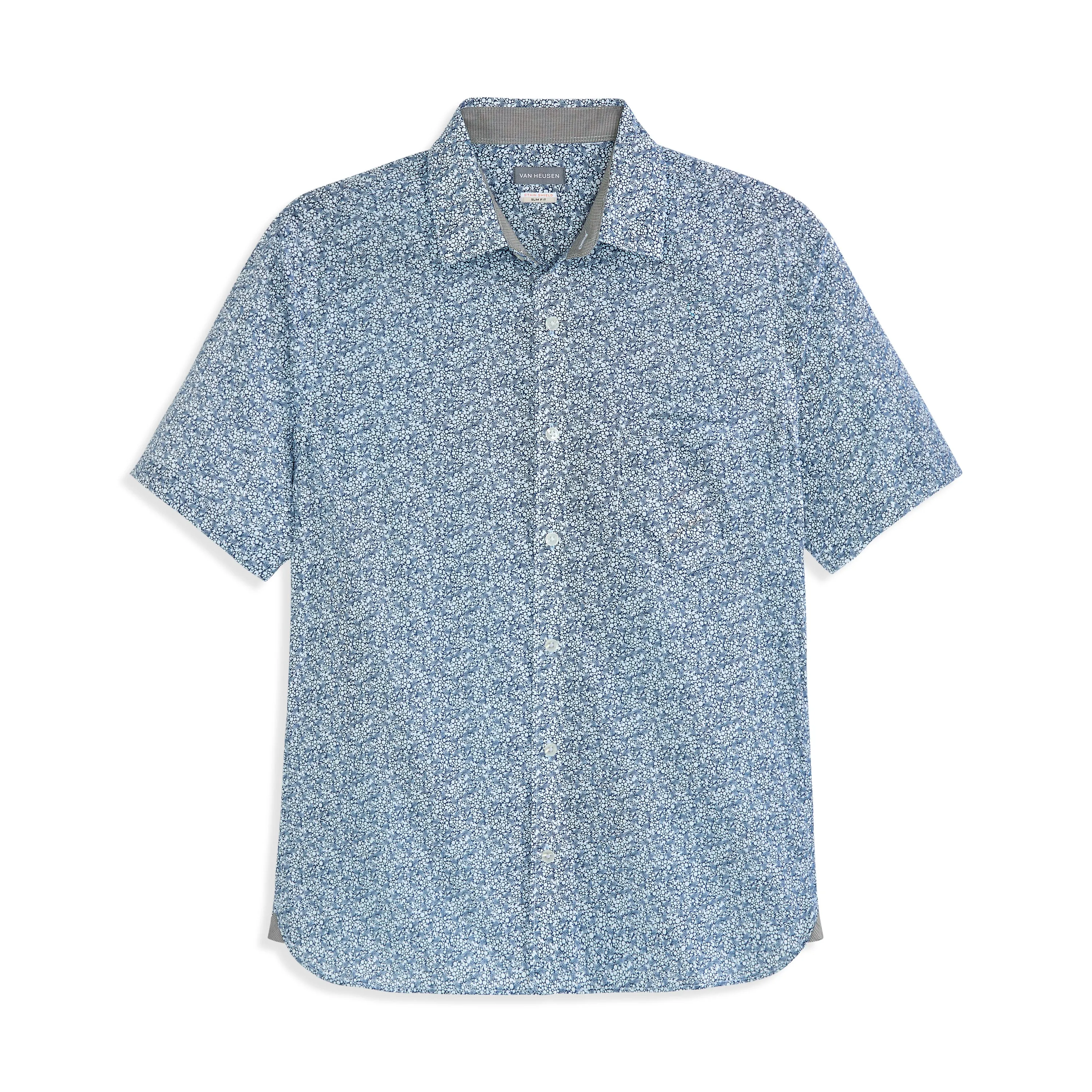 Folsen Short Sleeve Stain Shield Shirt Abstract Print - Big & Tall sold by Van Heusen product image thumbnail 5