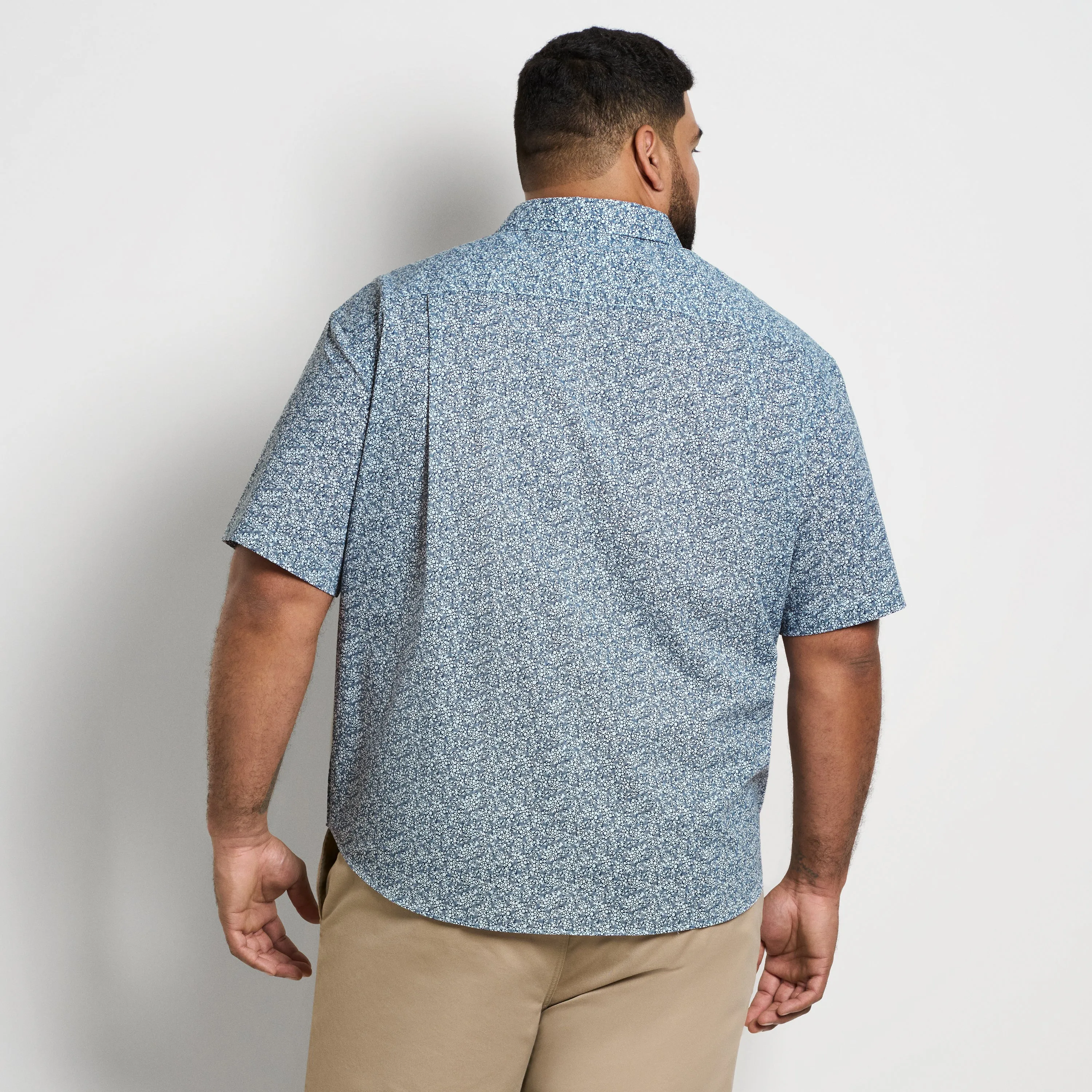 Folsen Short Sleeve Stain Shield Shirt Abstract Print - Big & Tall sold by Van Heusen product image thumbnail 4