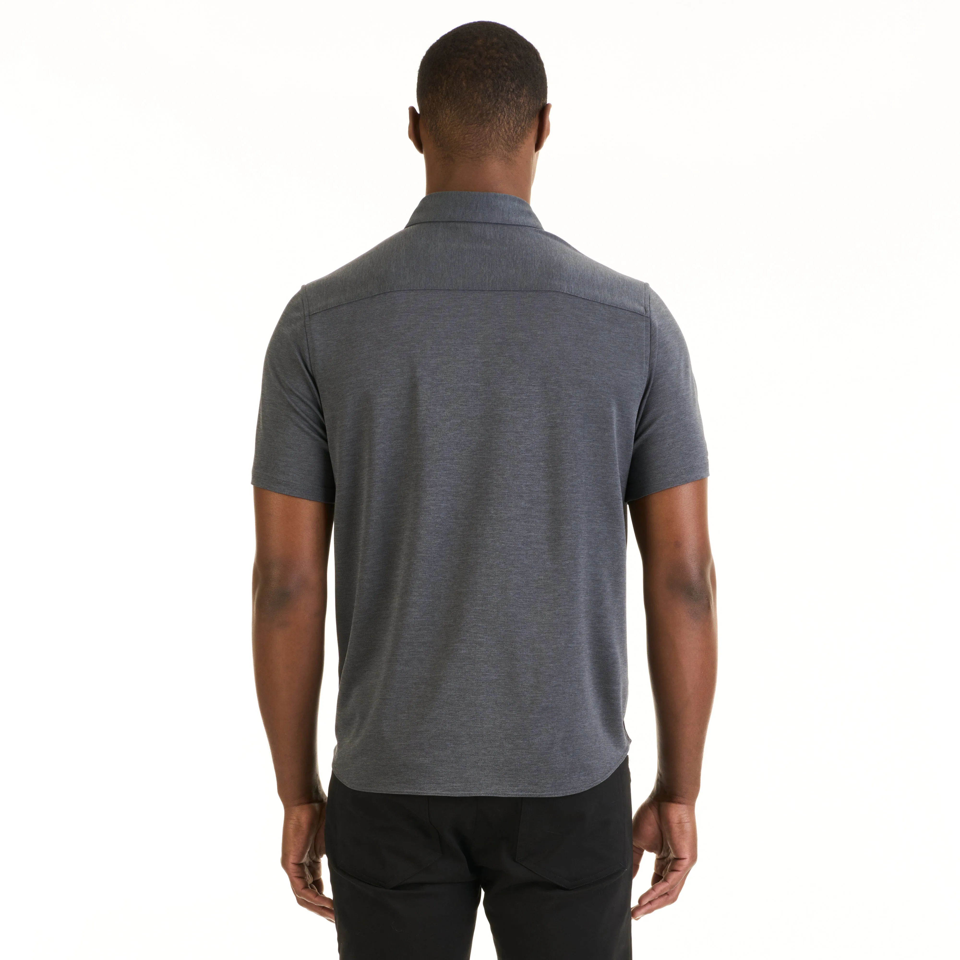 Performance Knit Short Sleeve Solid - Slim Fit sold by Van Heusen product image thumbnail 4