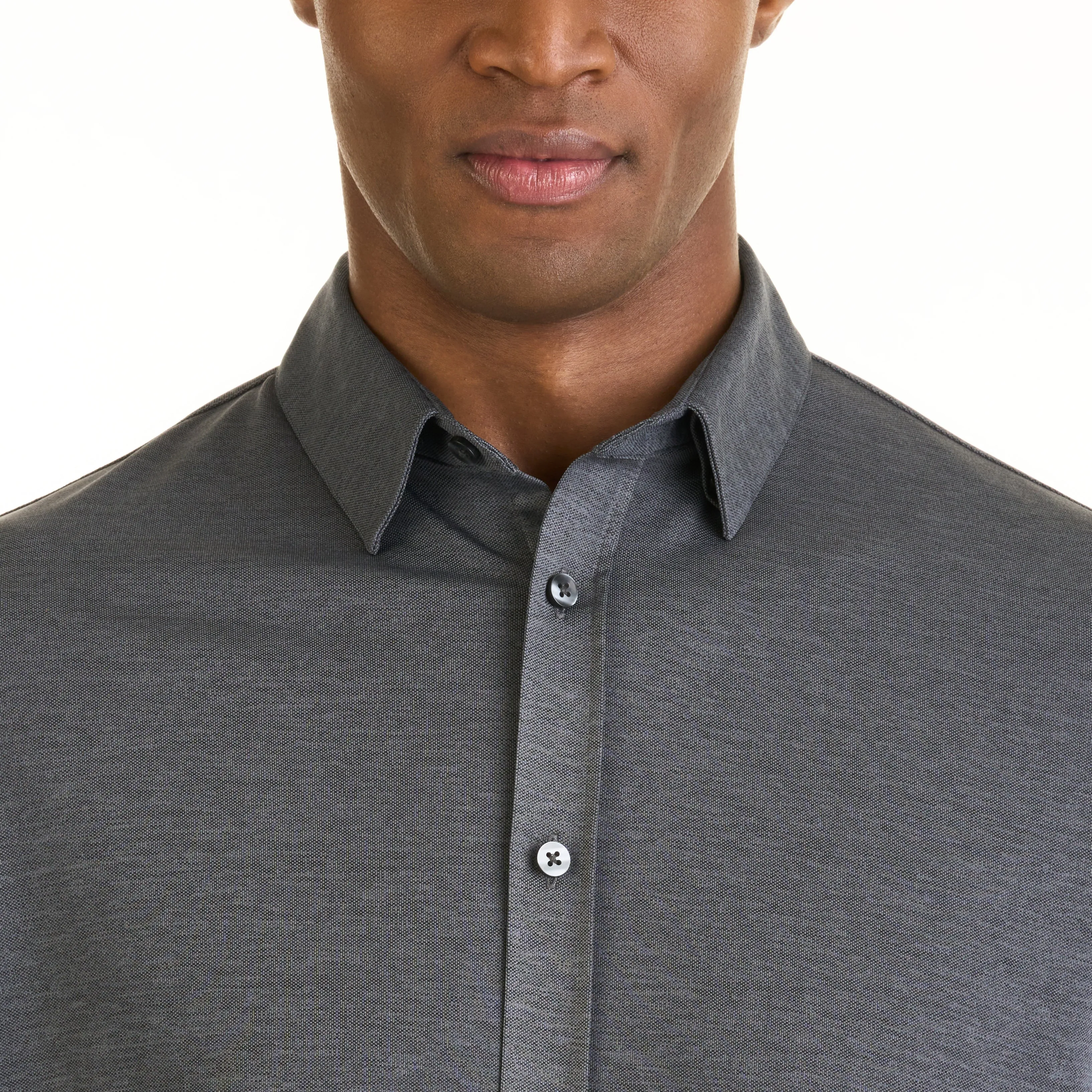 Performance Knit Short Sleeve Solid - Slim Fit sold by Van Heusen product image thumbnail 3