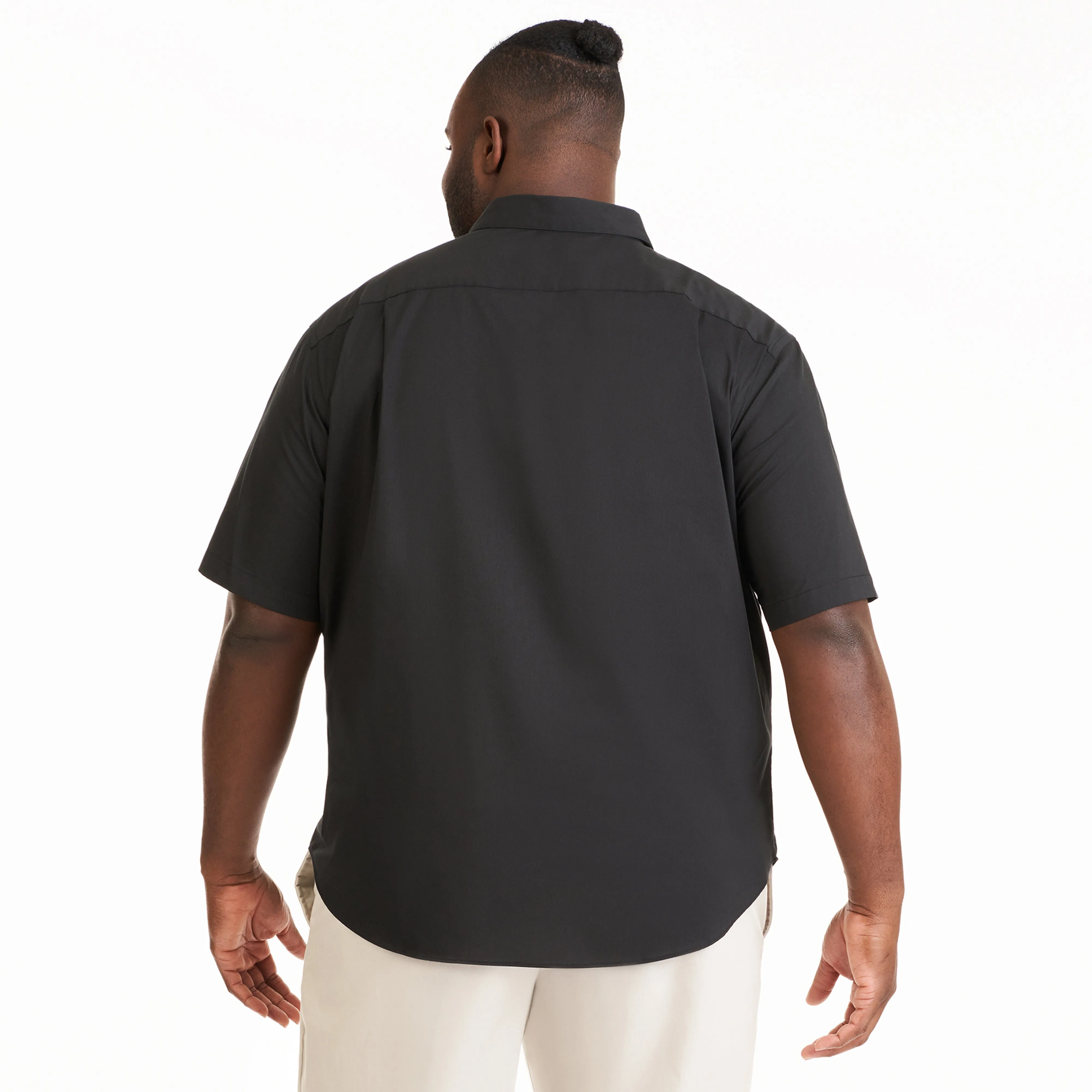 Folsen Short Sleeve Stain Shield Solid - Big & Tall sold by Van Heusen product image thumbnail 5
