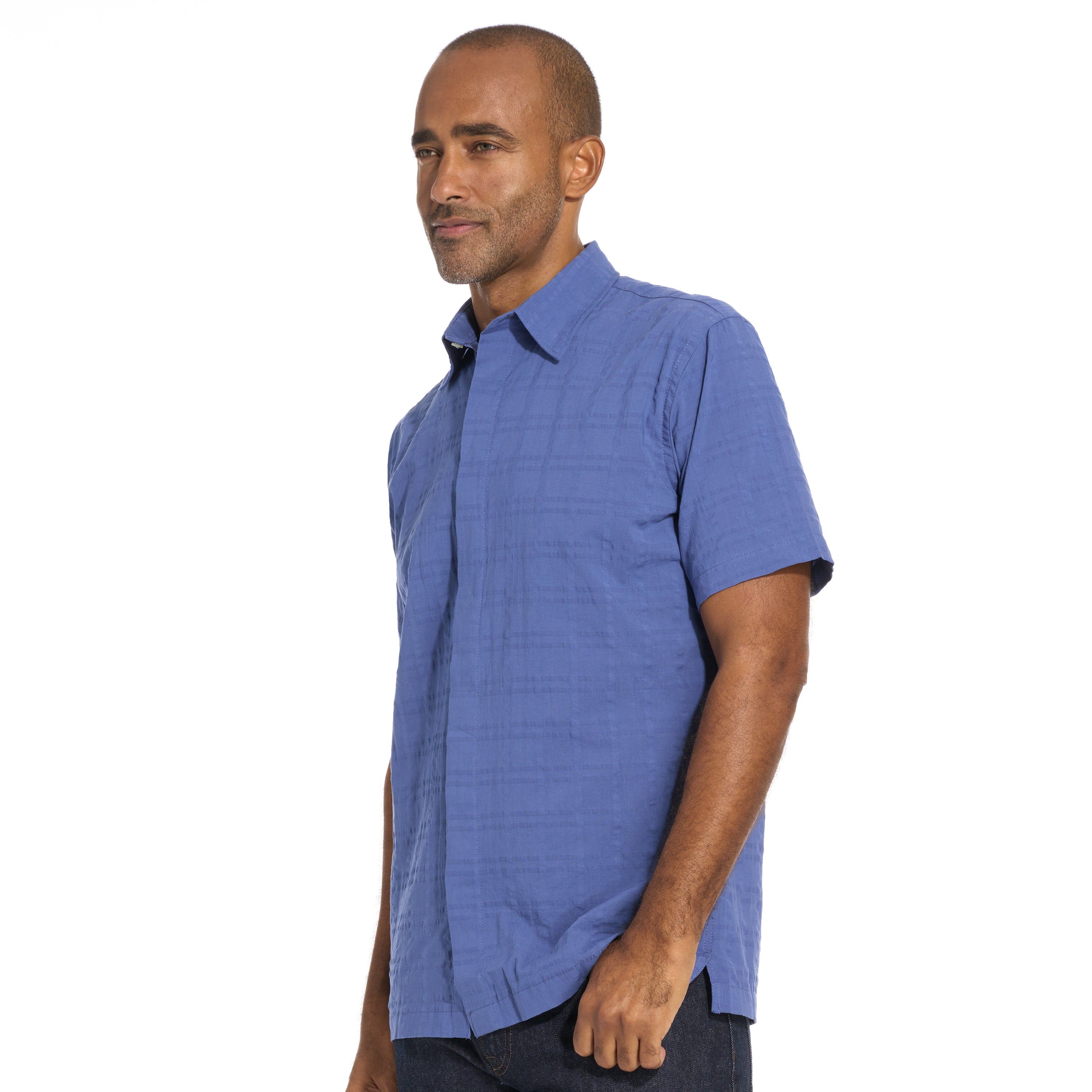 Weekend Camp Printed Seersucker Short Sleeve Shirt Regular Fit sold by Van Heusen product image thumbnail 2