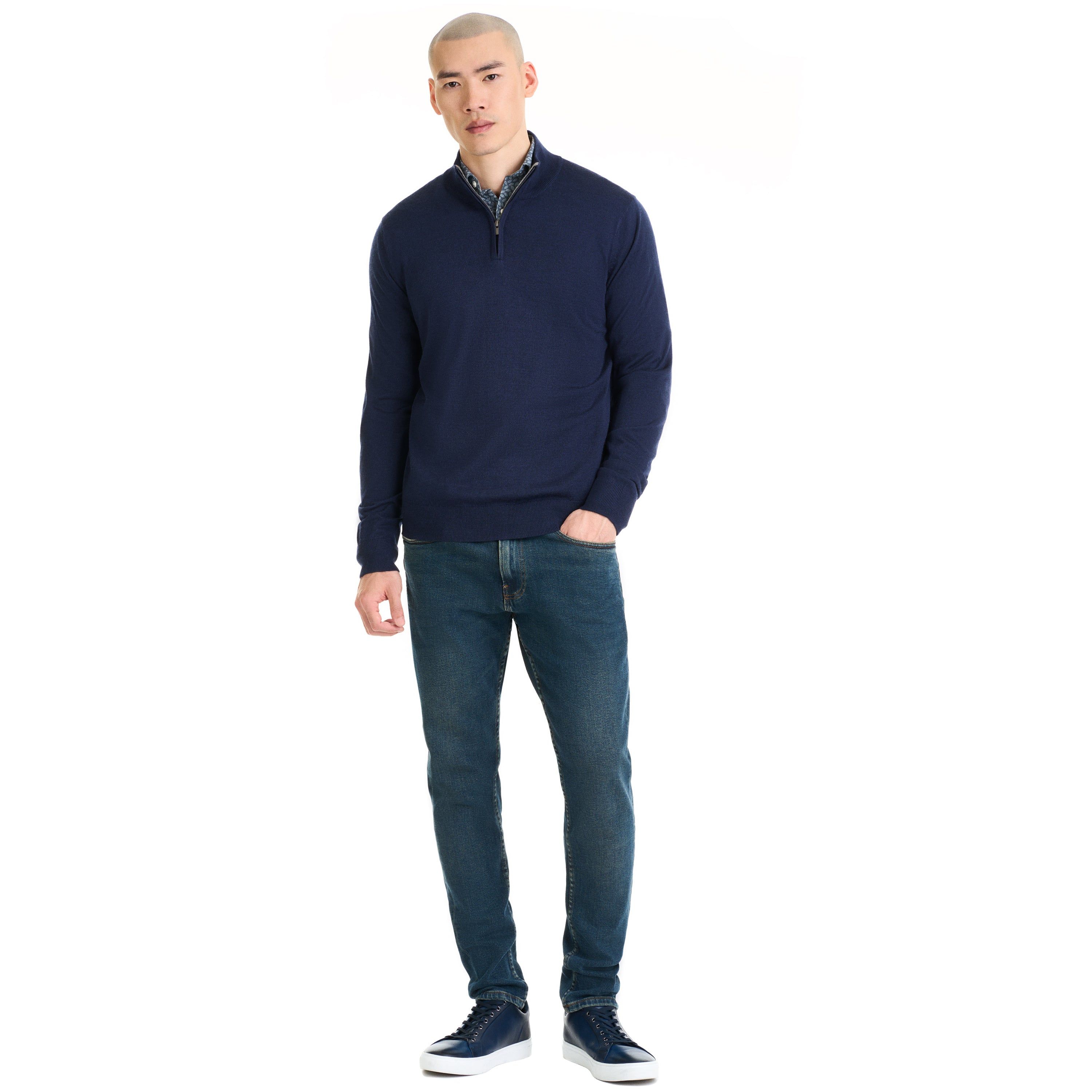 Essential Stain Shield Shirt Long Sleeve Wovens Gingham Leaf Print - Slim Fit sold by Van Heusen product image thumbnail 3