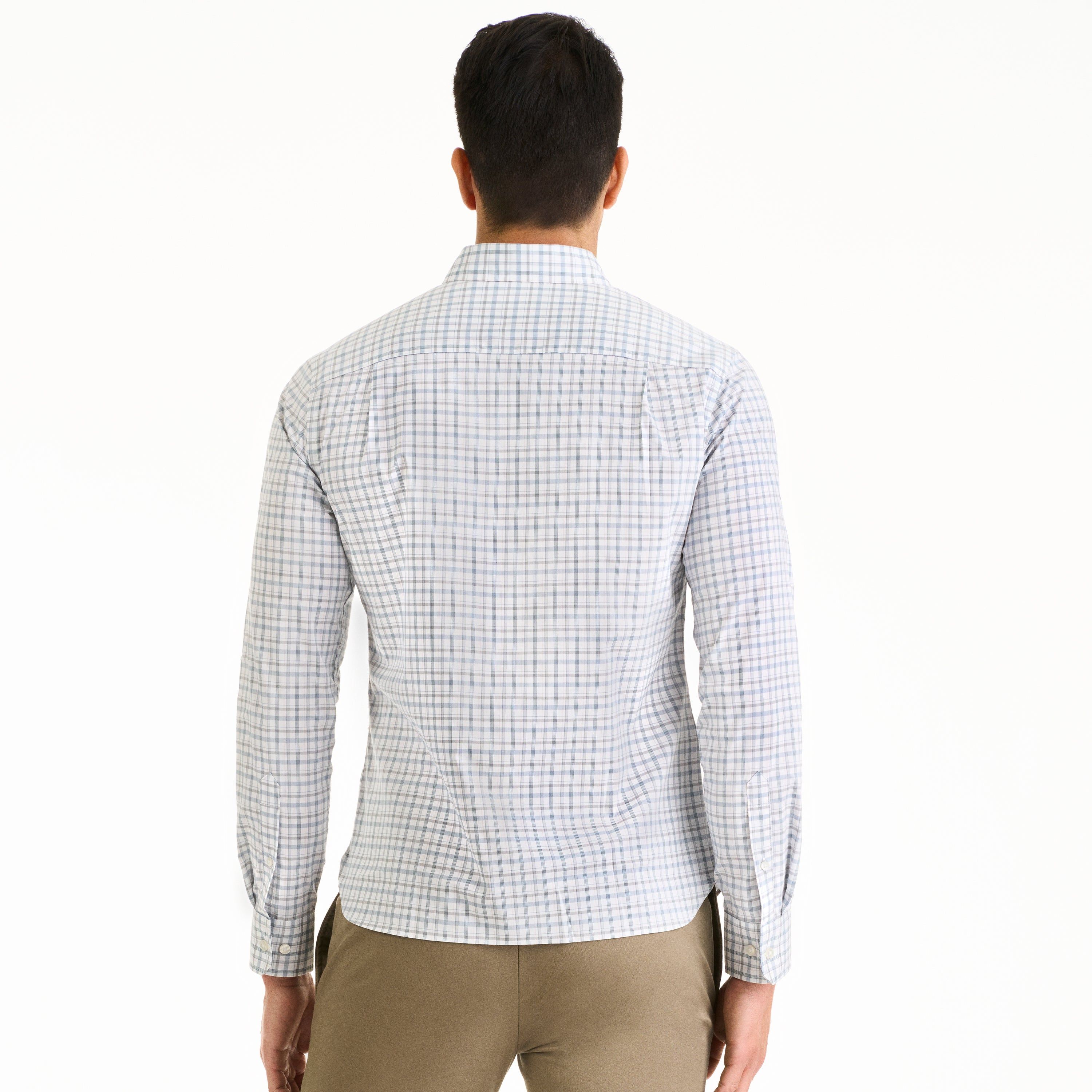 Essential Stain Shield Long Sleeve Shirt Wovens Mini Multi Print - Slim Fit sold by Van Heusen product image thumbnail 5