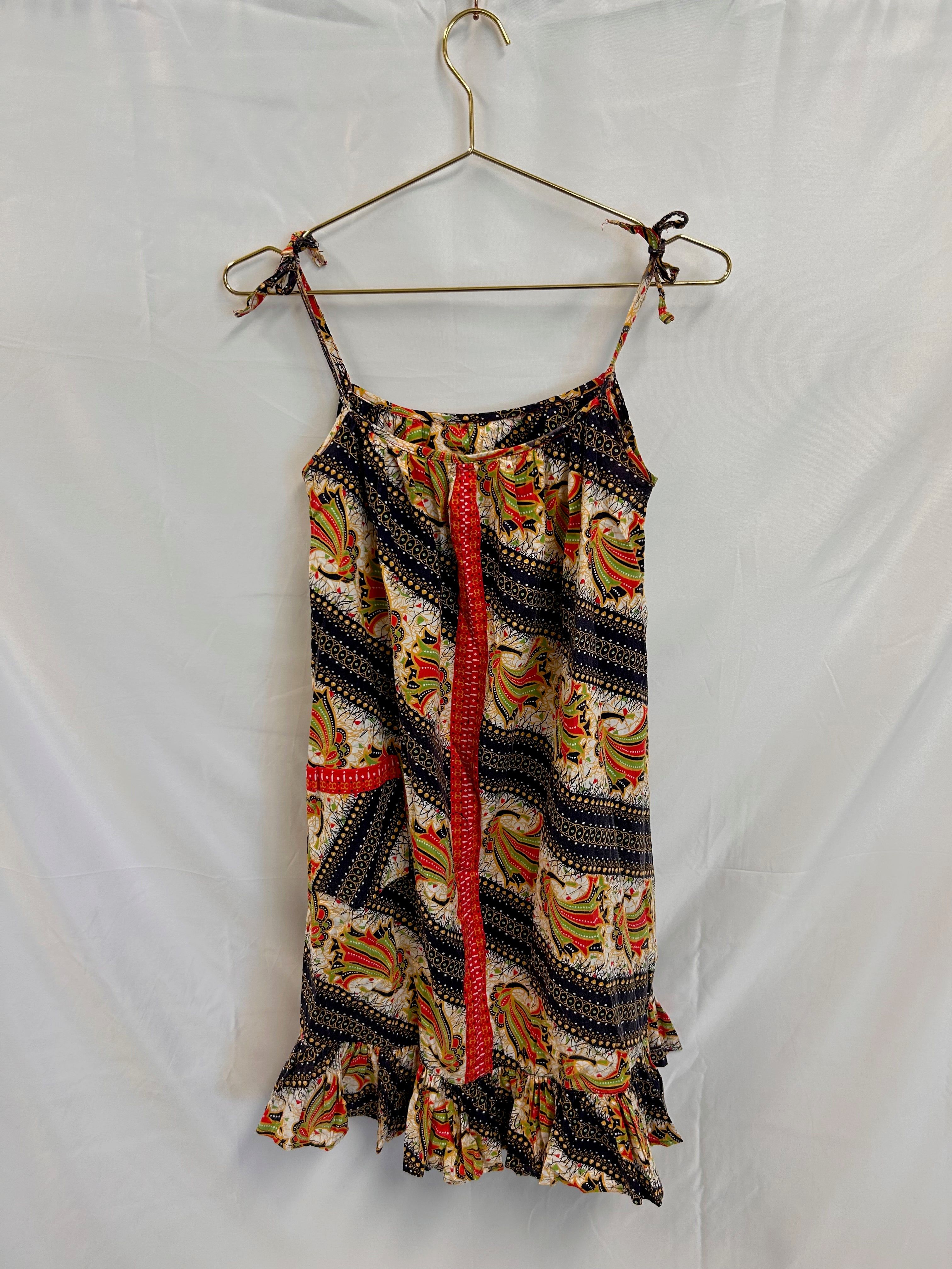 VINTAGE: 70s Boho Sun Dress sold by Vanessa Mooney