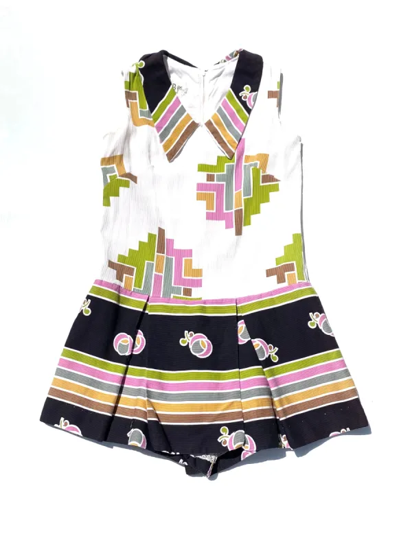 VINTAGE: Sun Dress - Pastel Geometric sold by Vanessa Mooney