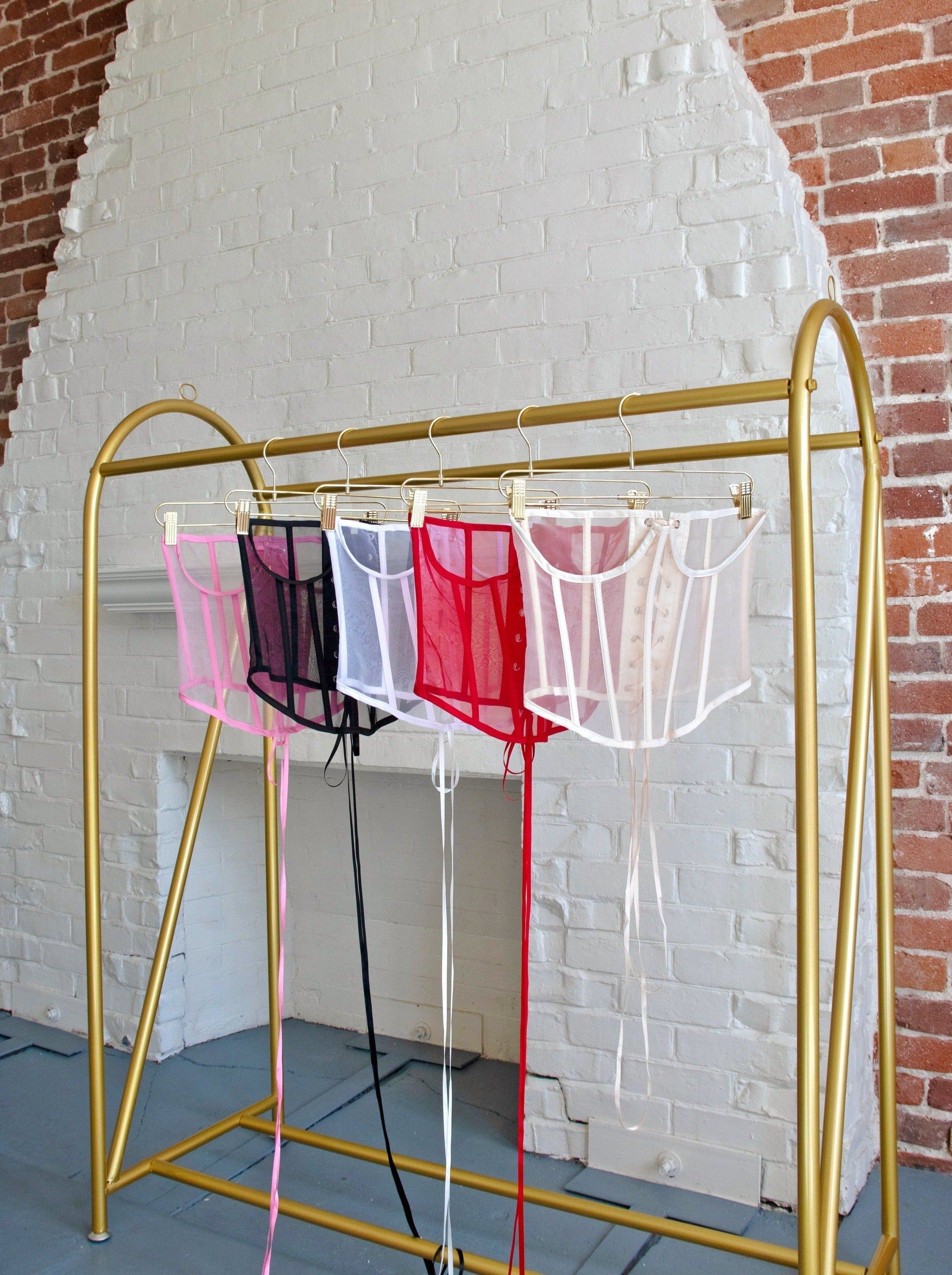 SAMPLE: The Beatrix Corset Top - Red sold by Vanessa Mooney product image thumbnail 5