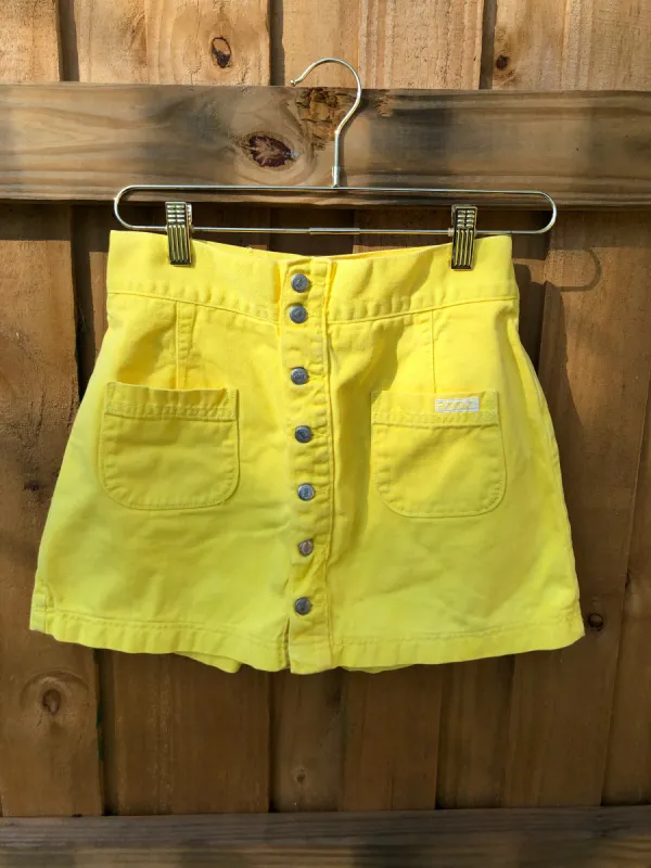 VINTAGE: Yellow Bono Skort sold by Vanessa Mooney