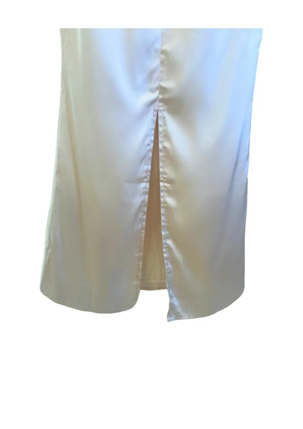 Cream Silk Skirt sold by Vanessa Mooney product image thumbnail 2