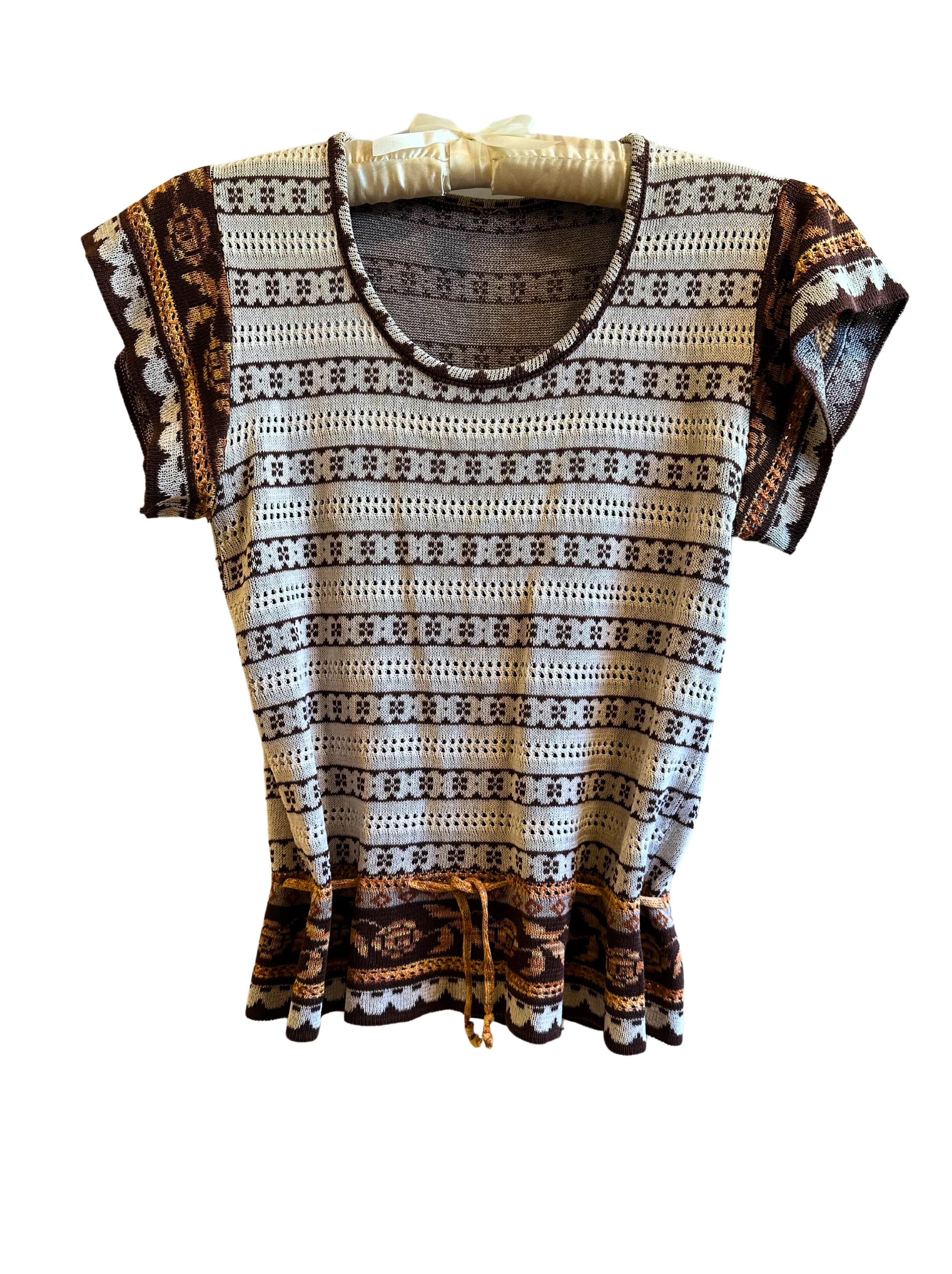 The Hand Knit 70’s Top sold by Vanessa Mooney