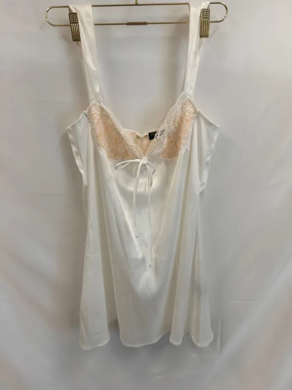 VINTAGE:  Finesse Long Ivory Silky Cami sold by Vanessa Mooney