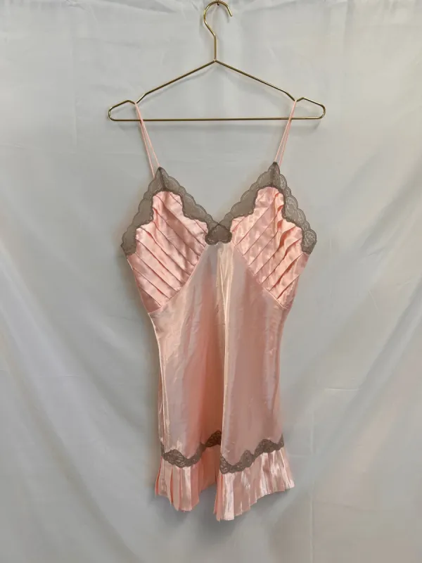 VINTAGE: Victoria’s Secret Baby Pink Mini Slip Dress sold by Vanessa Mooney