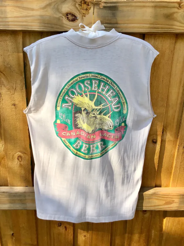 VINTAGE: Moose Club Cut-Off Tee sold by Vanessa Mooney