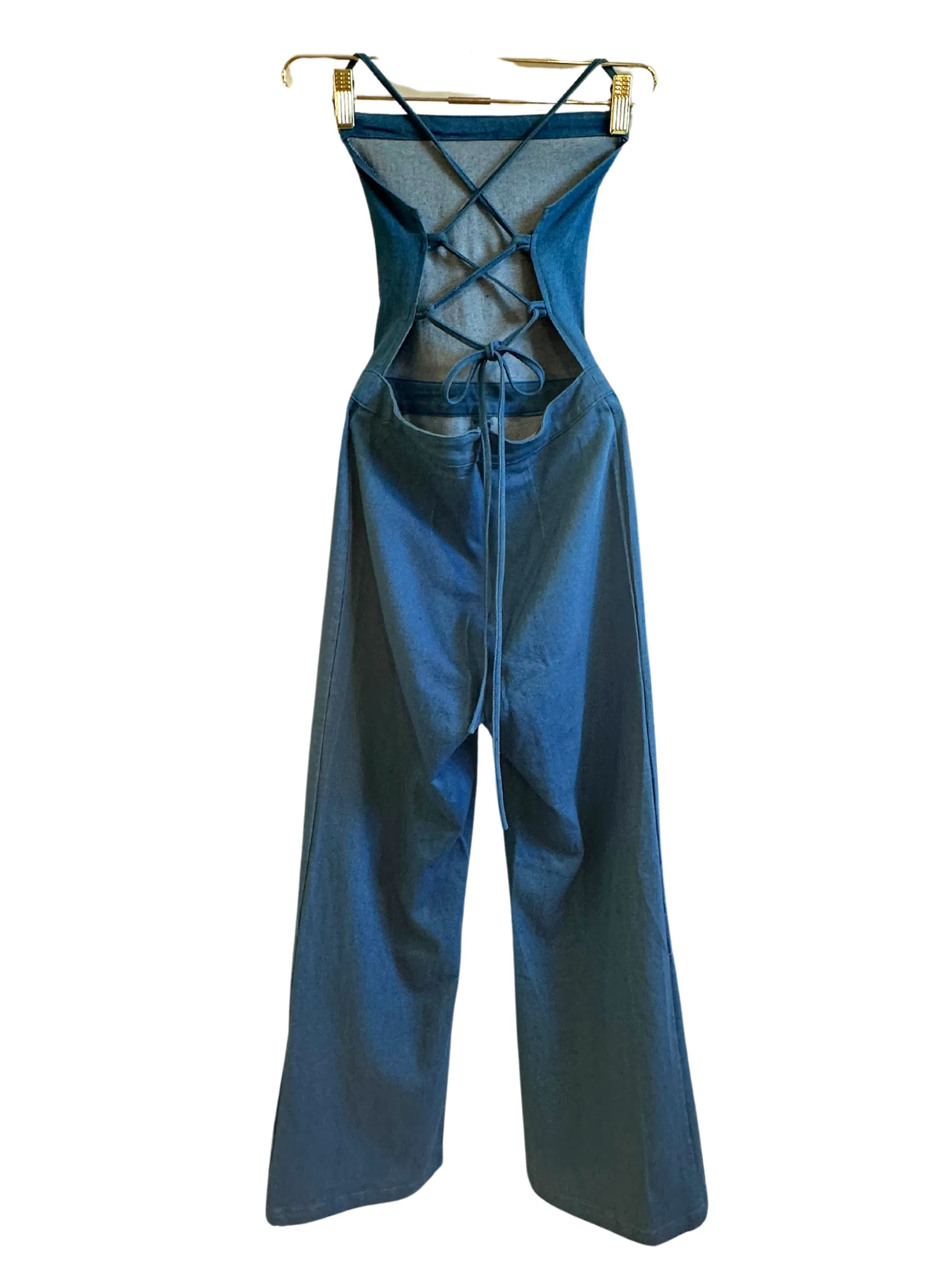 Preself Lightweight Denim Overalls sold by Vanessa Mooney product image thumbnail 2