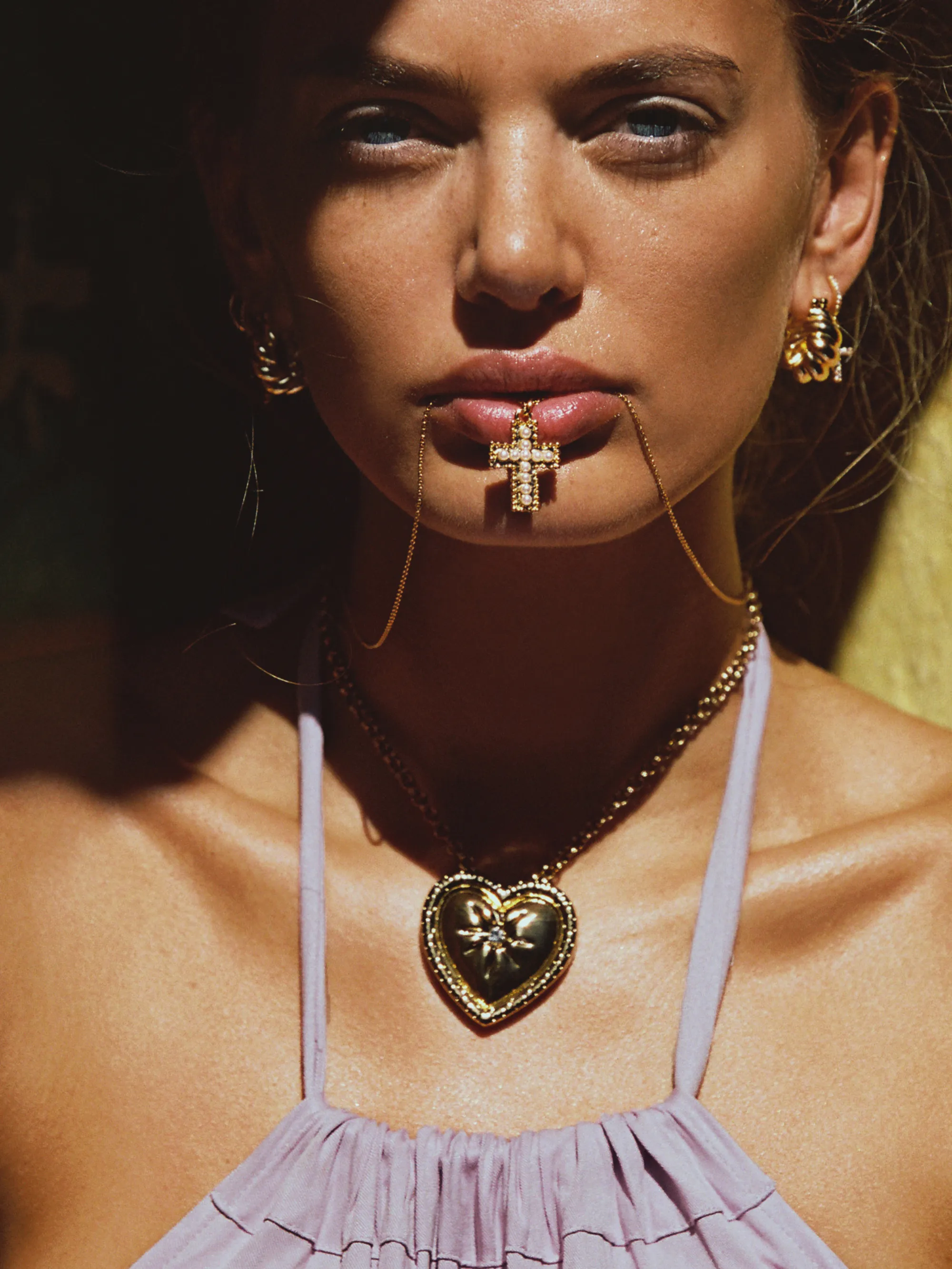 The Nadia Cross Necklace sold by Vanessa Mooney product image thumbnail 2