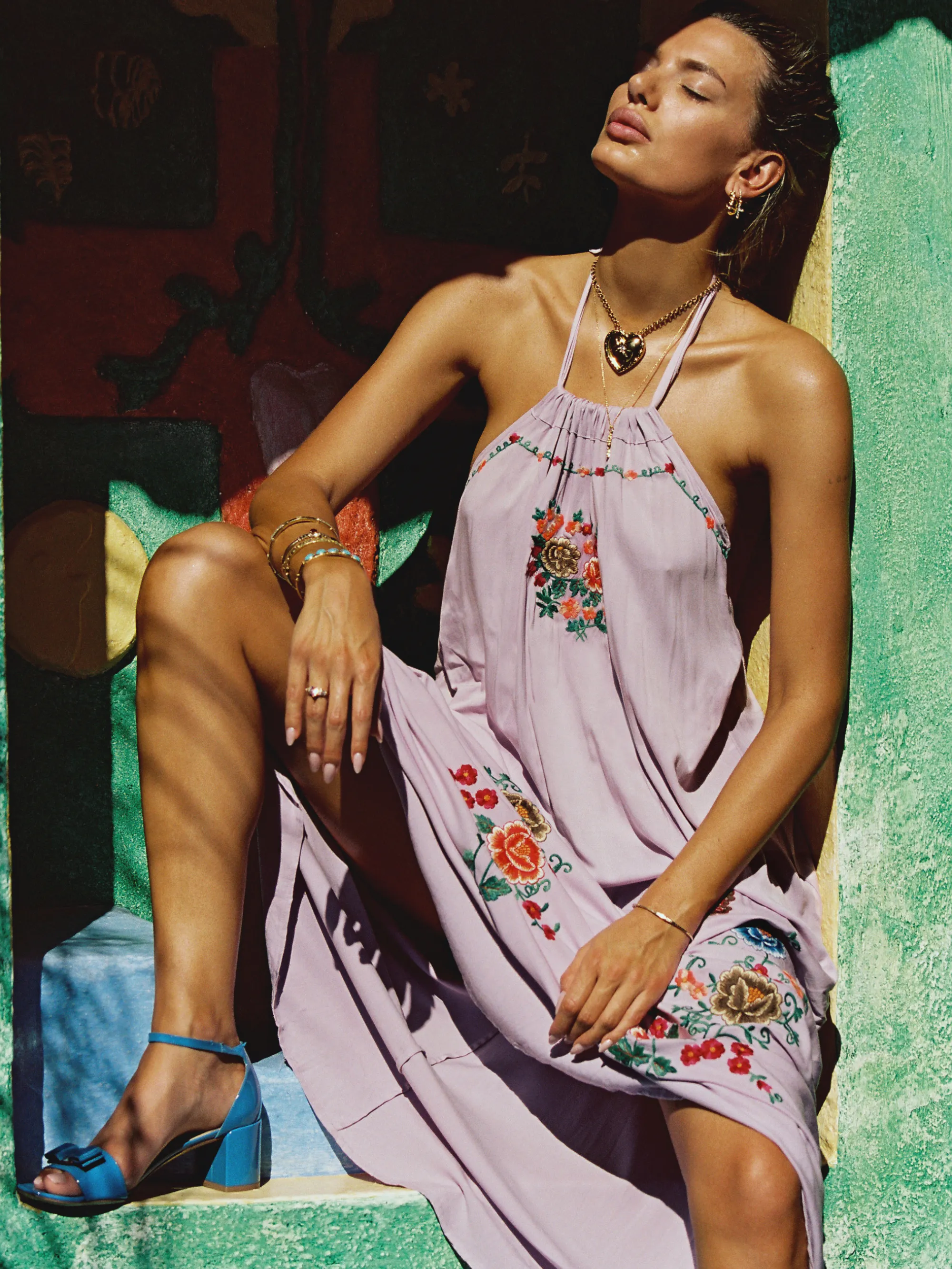 The Nadia Cross Necklace sold by Vanessa Mooney product image thumbnail 4