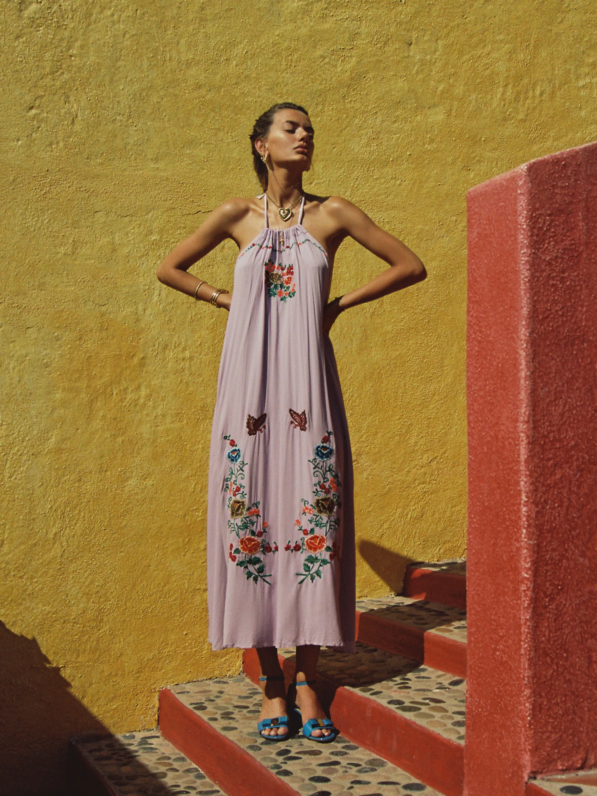 The Nadia Cross Necklace sold by Vanessa Mooney product image thumbnail 3