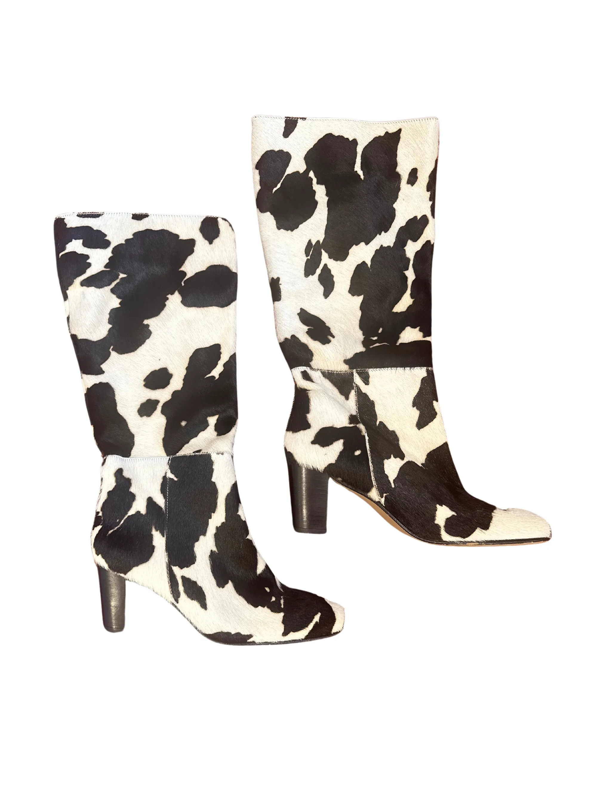 Tall Cow Print Fur Boots sold by Vanessa Mooney product image thumbnail 2