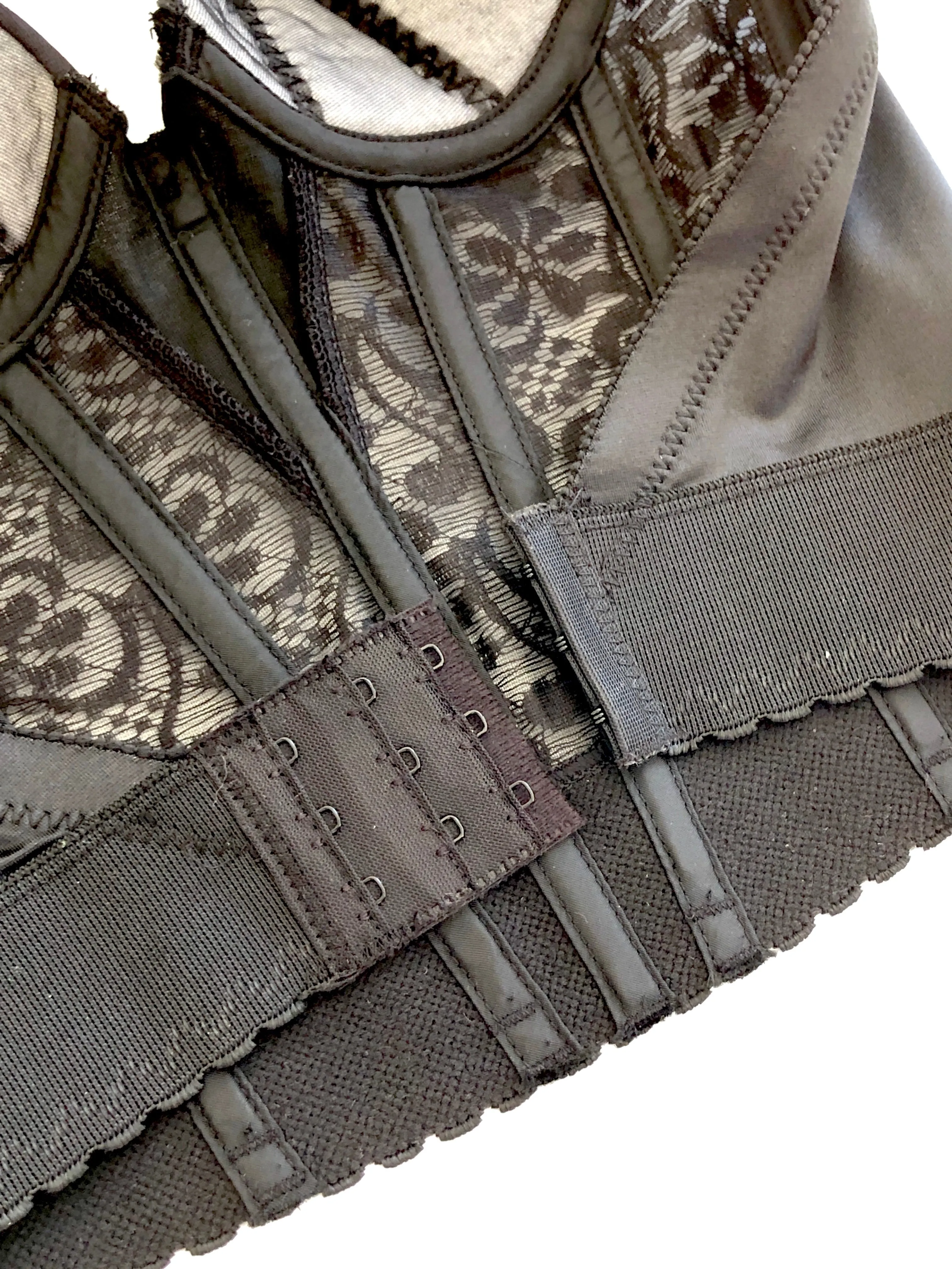 VINTAGE: Black Lace Bustier Top sold by Vanessa Mooney product image thumbnail 2