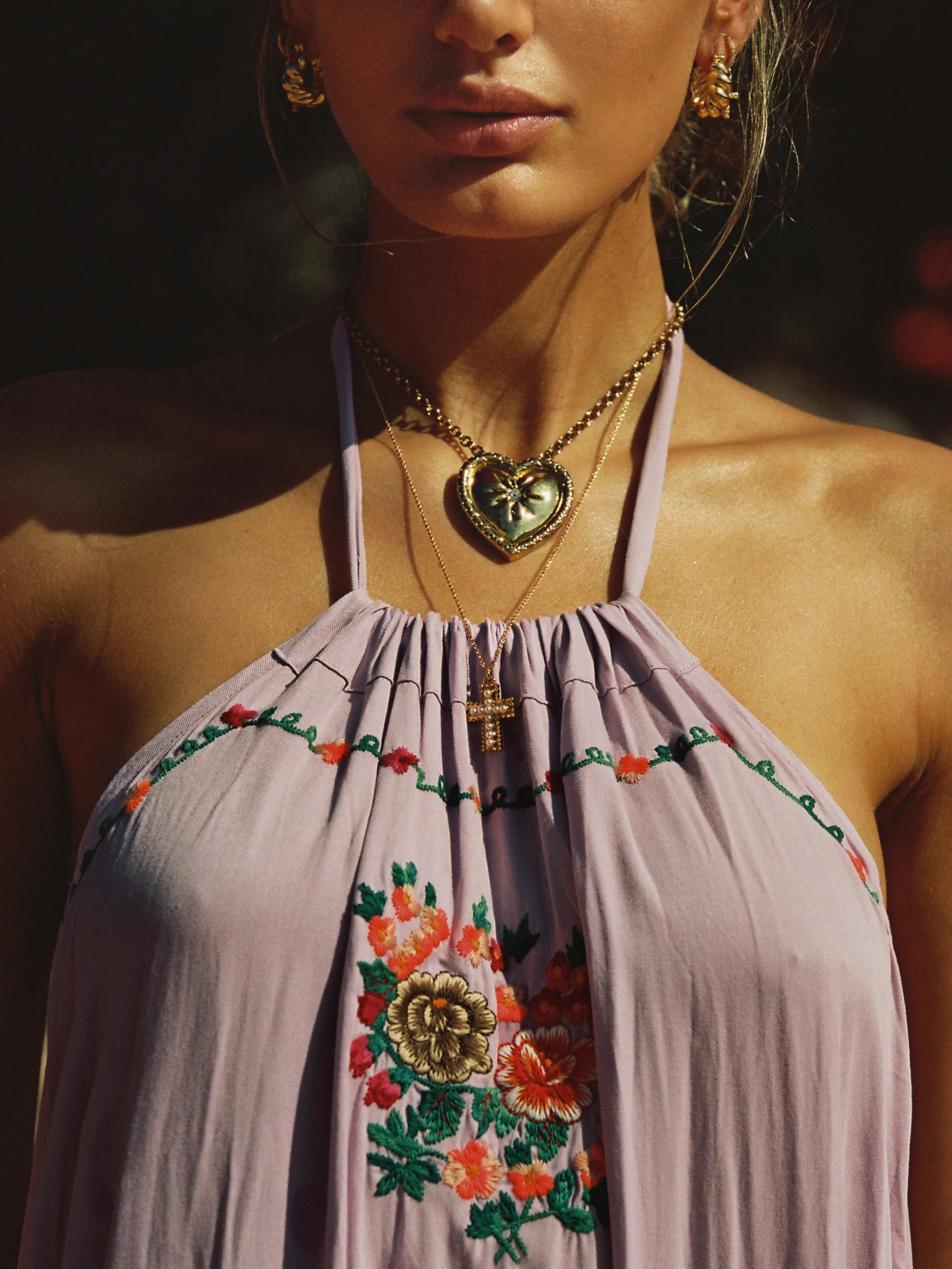 The Daphne Heart Necklace sold by Vanessa Mooney product image thumbnail 3