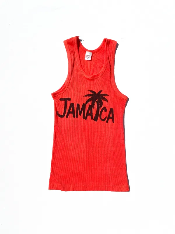 VINTAGE: Tank Top - Jamaican Red sold by Vanessa Mooney